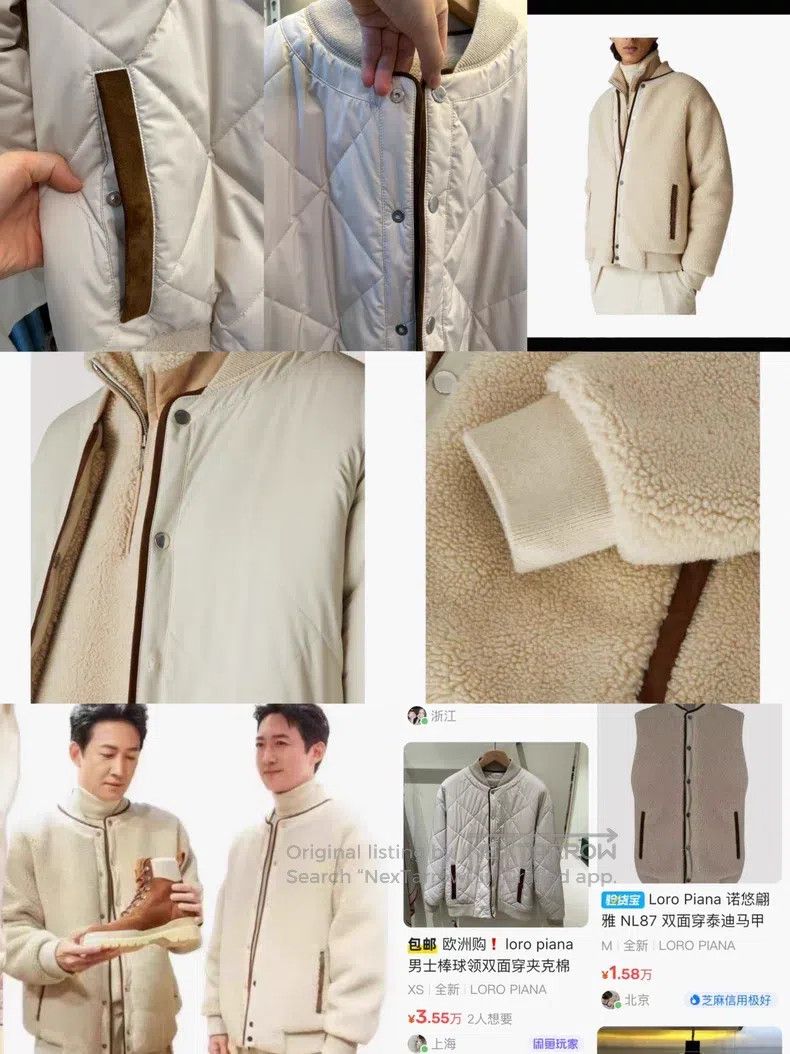 Loro Piana Loro Piana Men's Baseball Collar Double-Faced Jacket Size US S / EU 44-46 / 1 - 7 Thumbnail