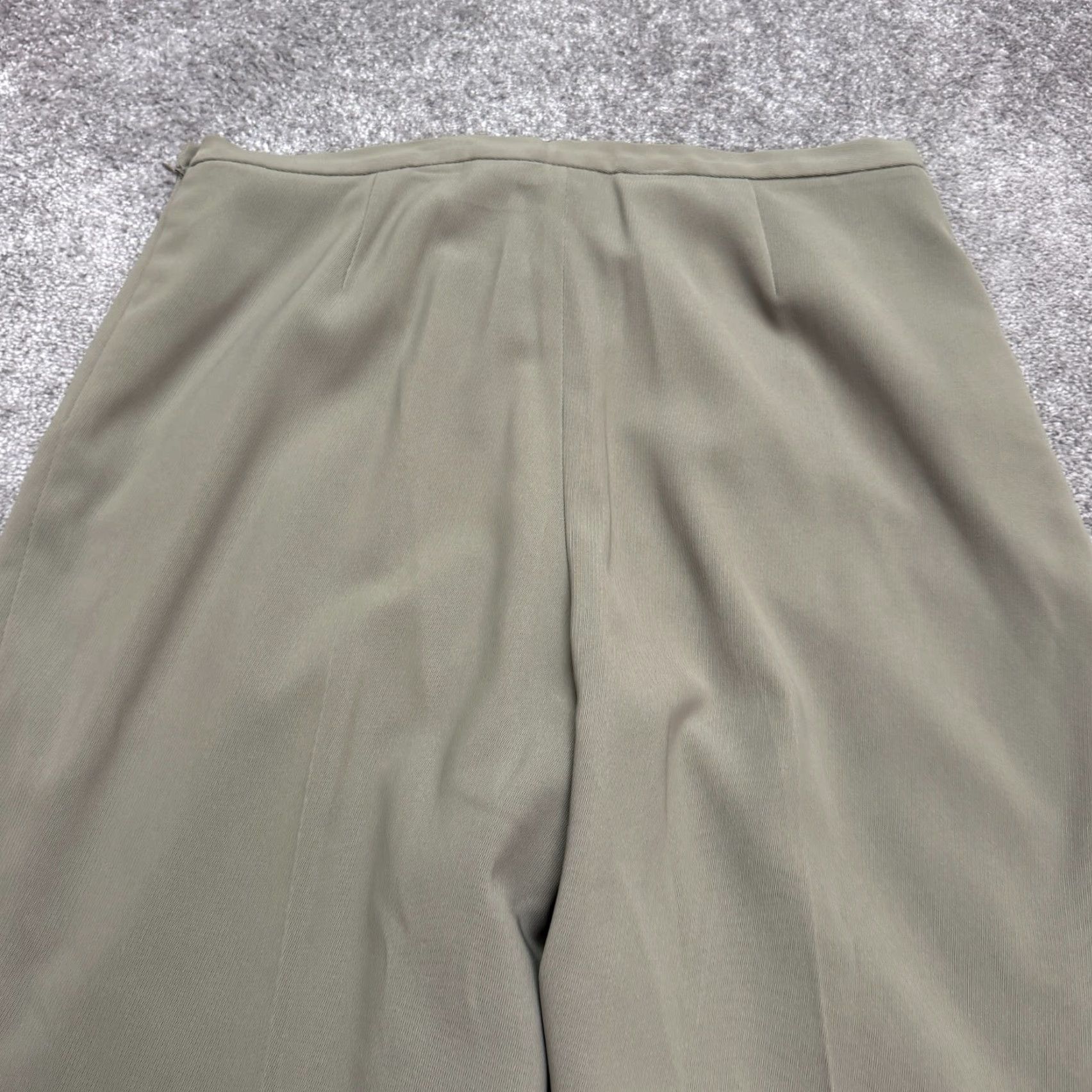 Vintage VINTAGE Le Suit 2Pc Set Dress Pants Blazer Womens 16P Petite Green Wide Leg Size 38" / US 16 / IT 52 - 6 Thumbnail