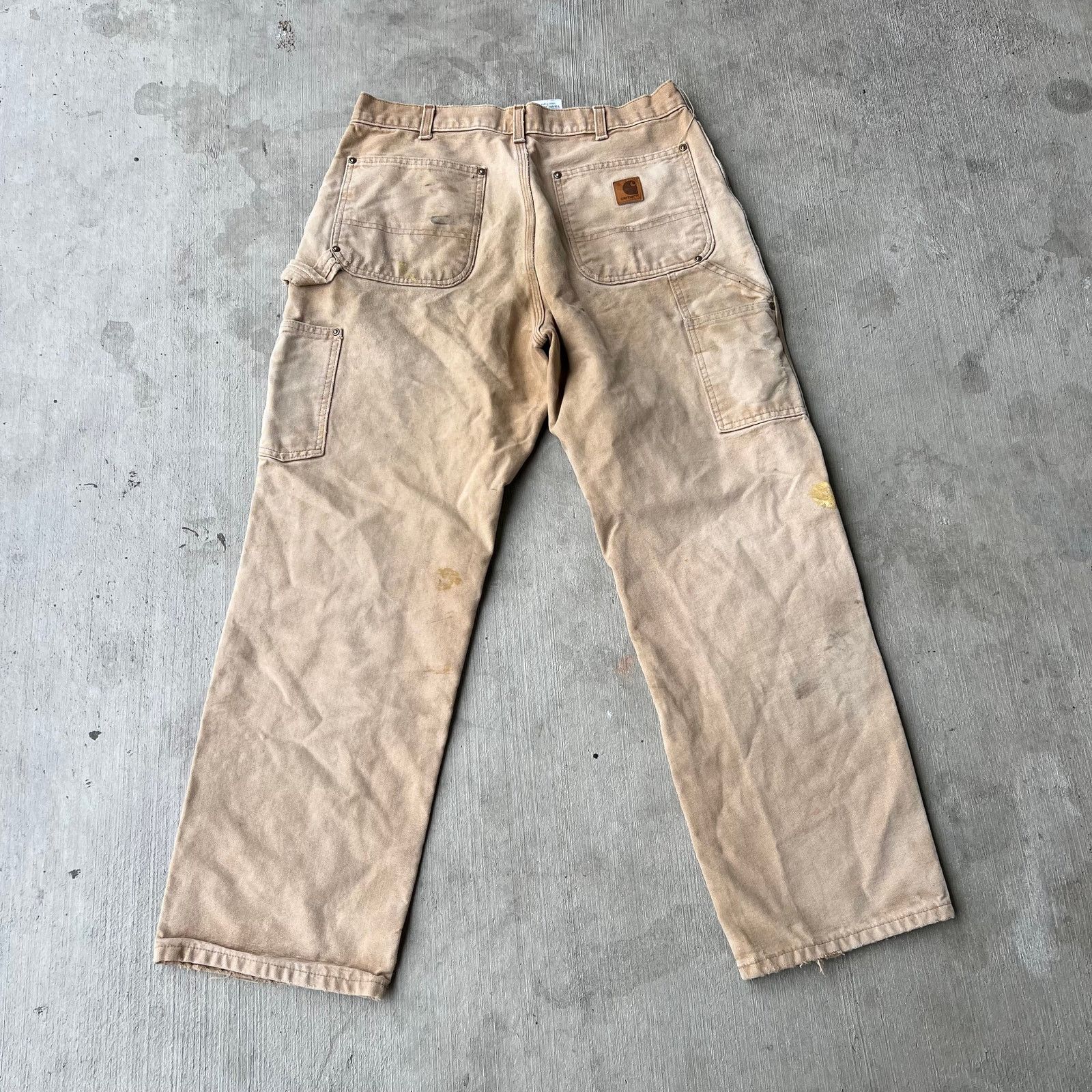 Carhartt × Vintage Carhartt brown double knee work wear carpenter pants Size US 32 / EU 48 - 5 Thumbnail