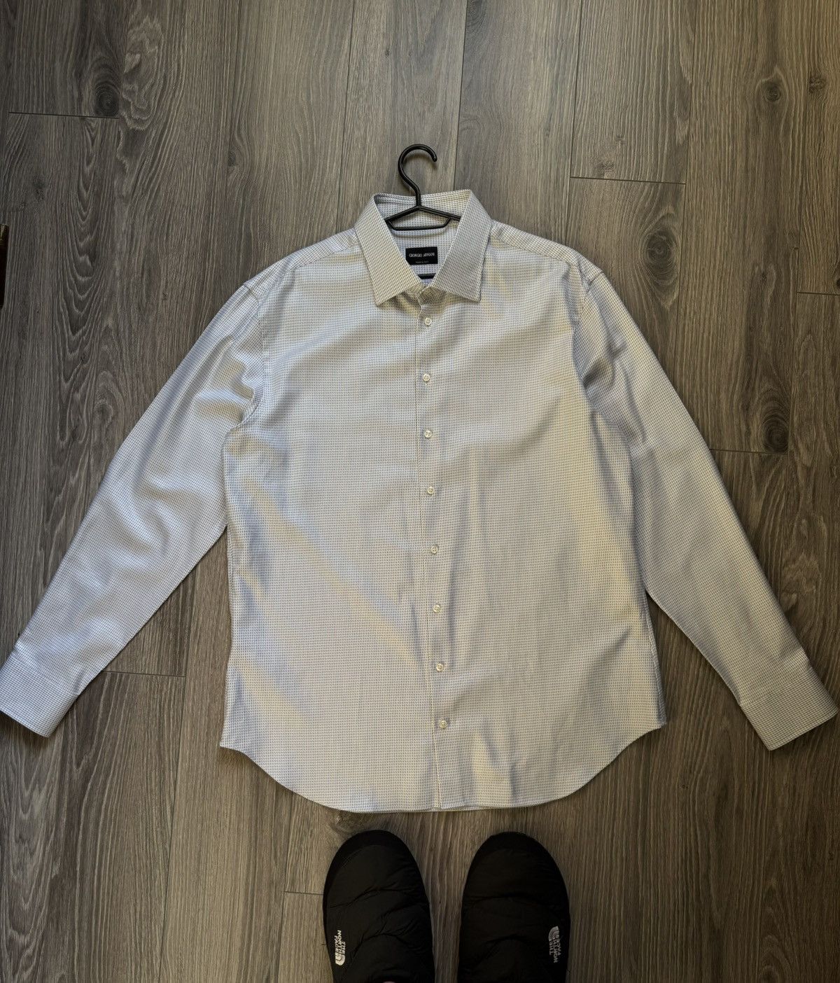 Giorgio Armani Giorgio Armani Classic Button-Up Shirt Size US XL / EU 56 / 4 - 2 Thumbnail