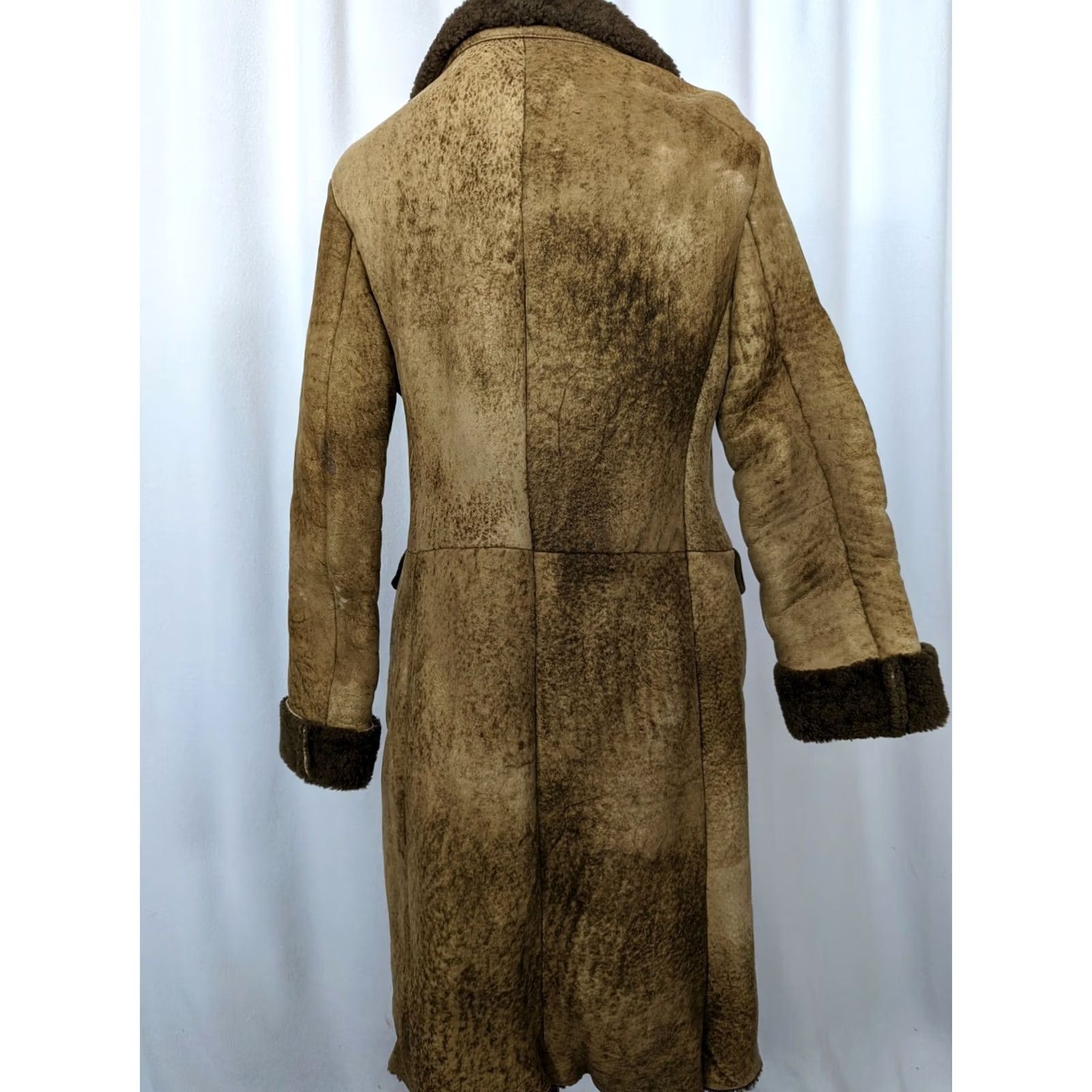 Jil Sander VINTAGE Jil Sander Archive Brown Shearling Fur Leather Jacket Women 38 Overcoat Snickerdoodle Leather Shop-Named Details Included Brown Size XS / US 0-2 / IT 36-38 - 4 Thumbnail
