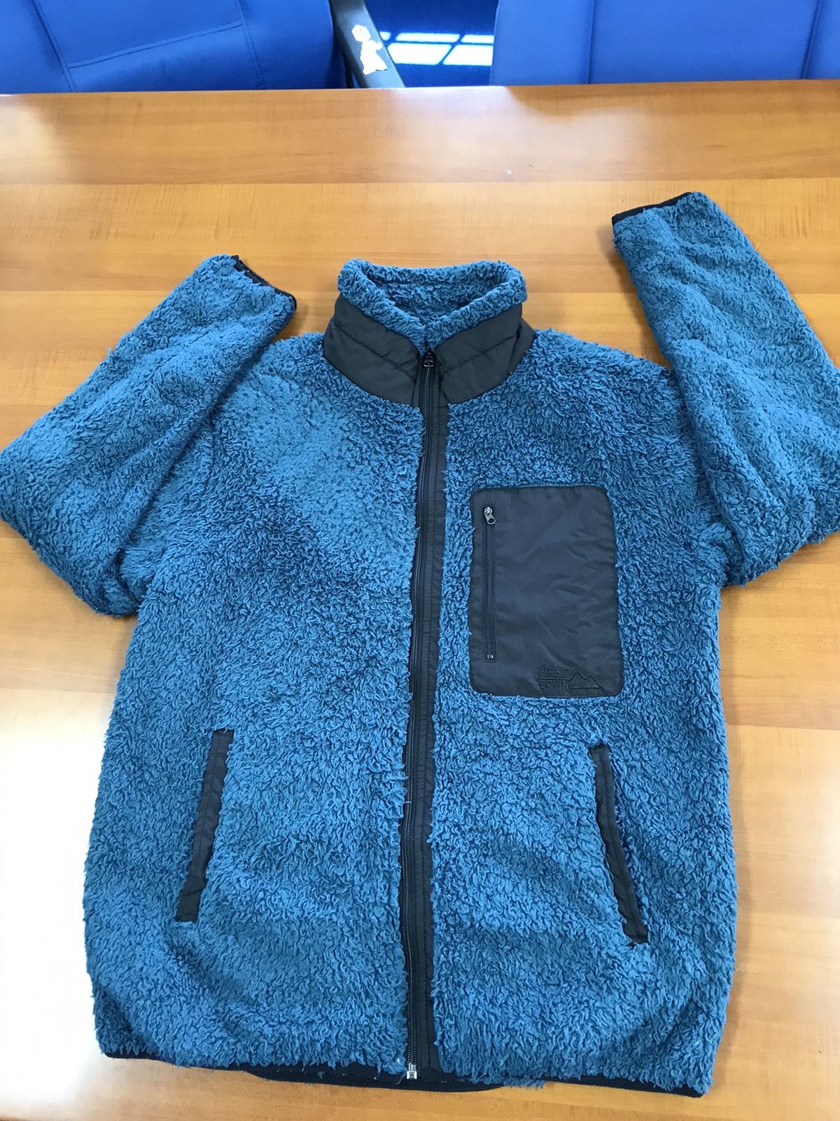 Vintage First Down USA Fleece Jacket Size US L / EU 52-54 / 3 - 15 Thumbnail