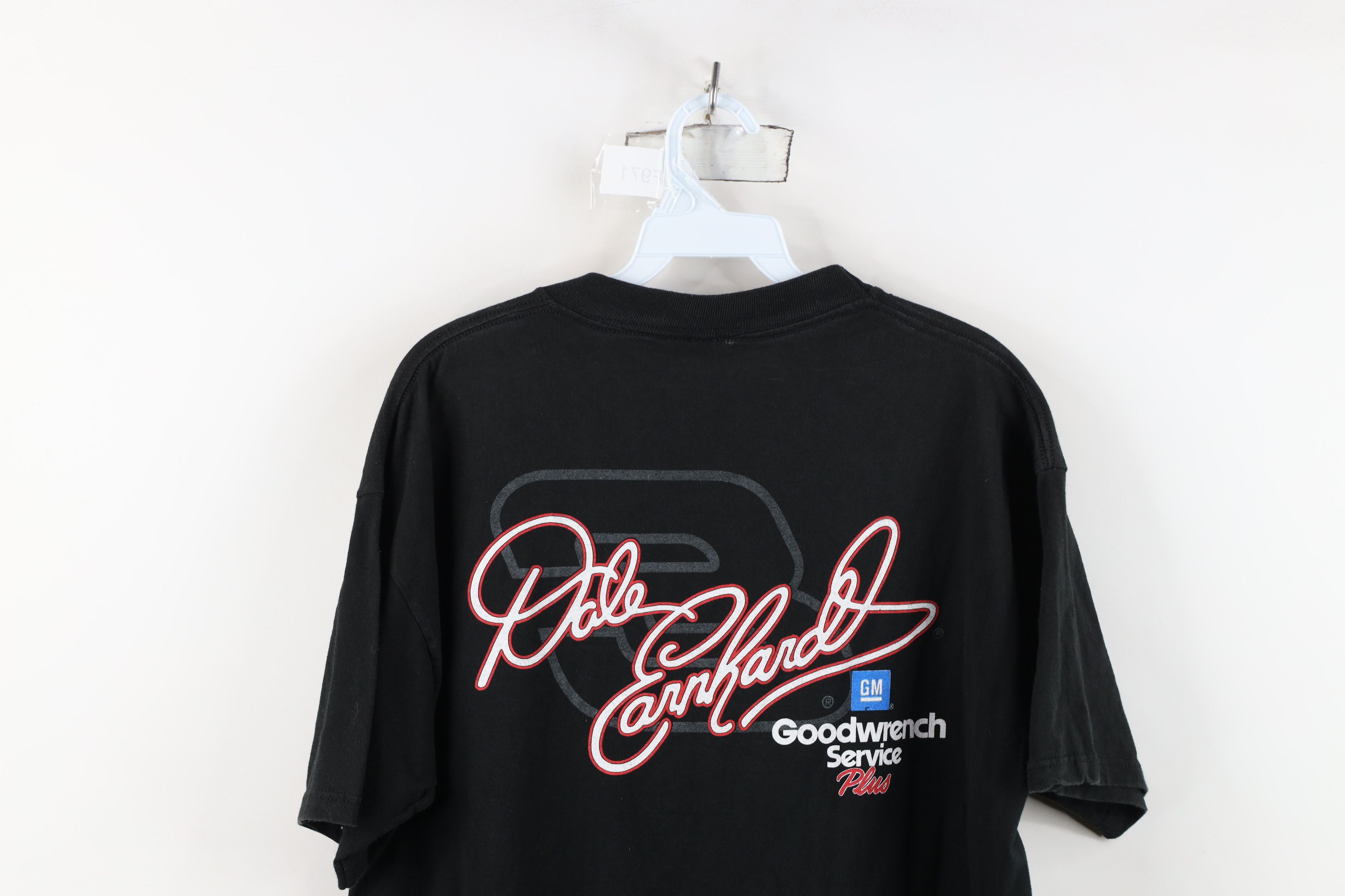 Vintage Vintage Y2K 2000 NASCAR Earnhardt Racing T-Shirt Black USA Size US L / EU 52-54 / 3 - 14 Thumbnail