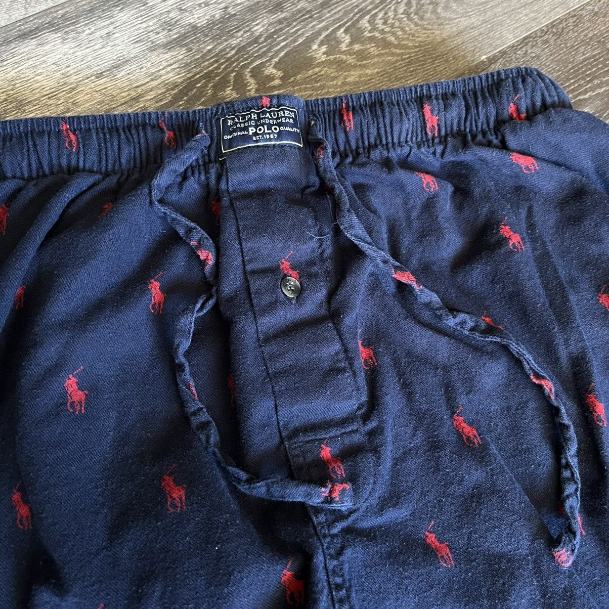Polo Ralph Lauren Vintage Polo Ralph Lauren All Over Logo Pony Pants Size XL Size US 36 / EU 52 - 3 Thumbnail