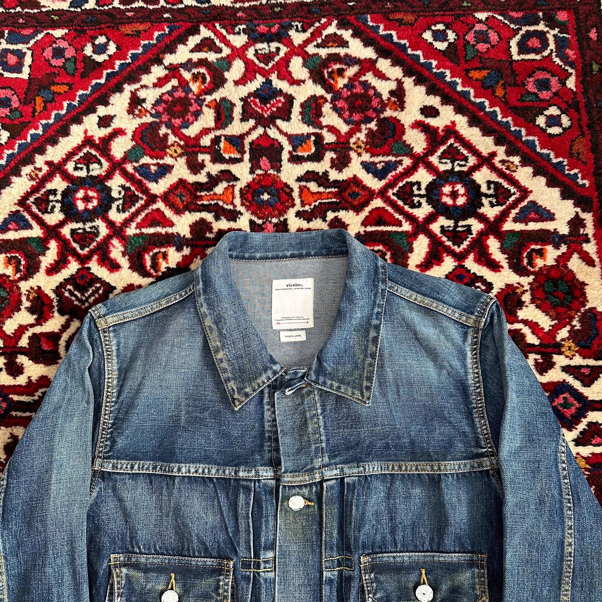 Visvim Visvim 19aw 1000dry Oil Stain Denim Jacket Size 4 Size US XL / EU 56 / 4 - 4 Thumbnail