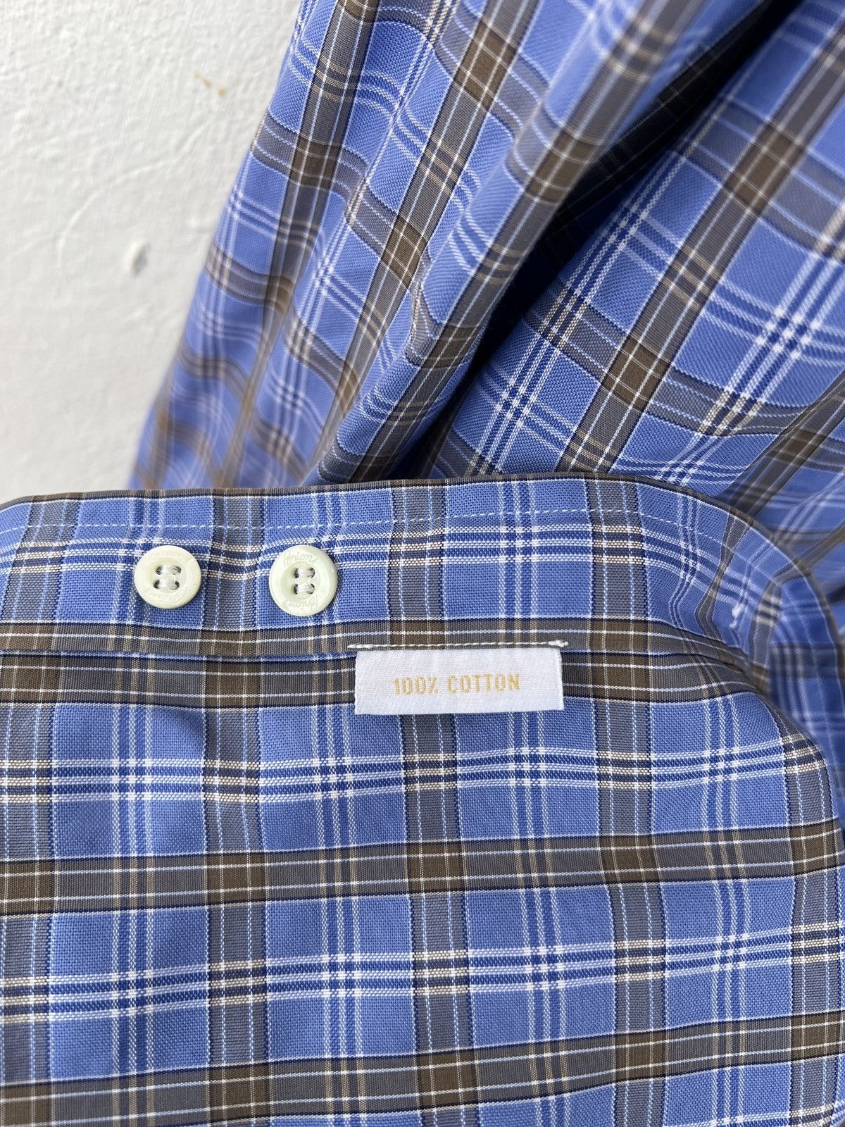 Brioni Brioni new Checked Cotton Shirt L Italy Size US XL / EU 56 / 4 - 9 Thumbnail