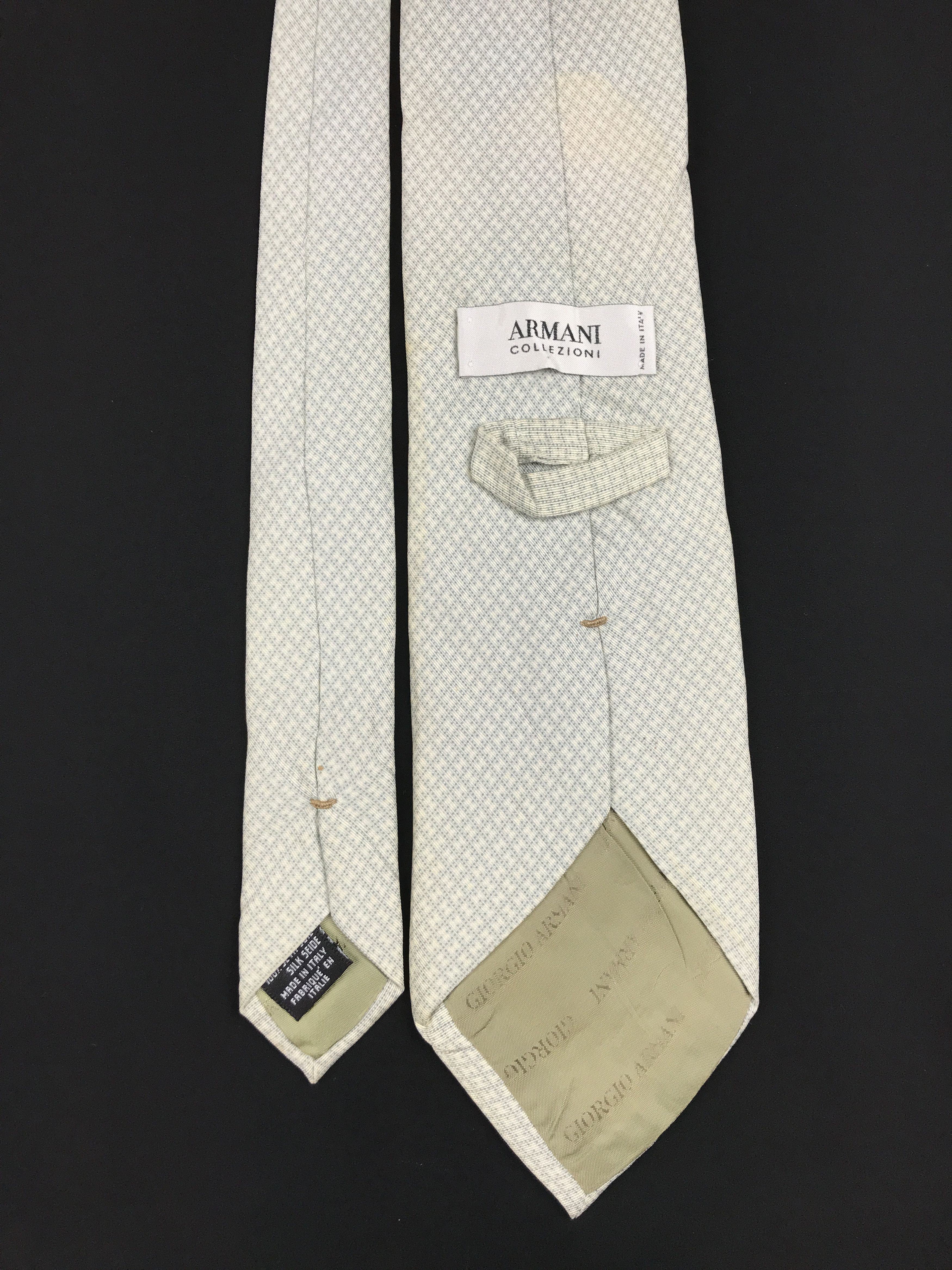 Armani Collezioni × Vintage Vintage Armani Collezioni Silk Necktie Size ONE SIZE - 4 Thumbnail