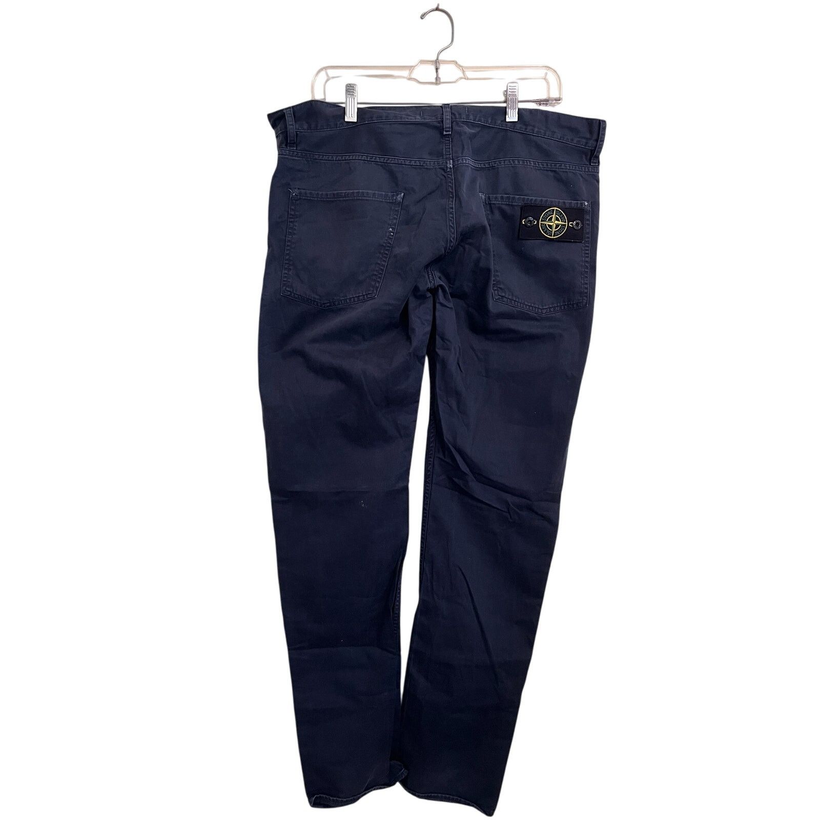Stone Island Stone Island Men's Navy Blue Cotton Pants - Size 34 Size US 34 / EU 50 - 2 Thumbnail