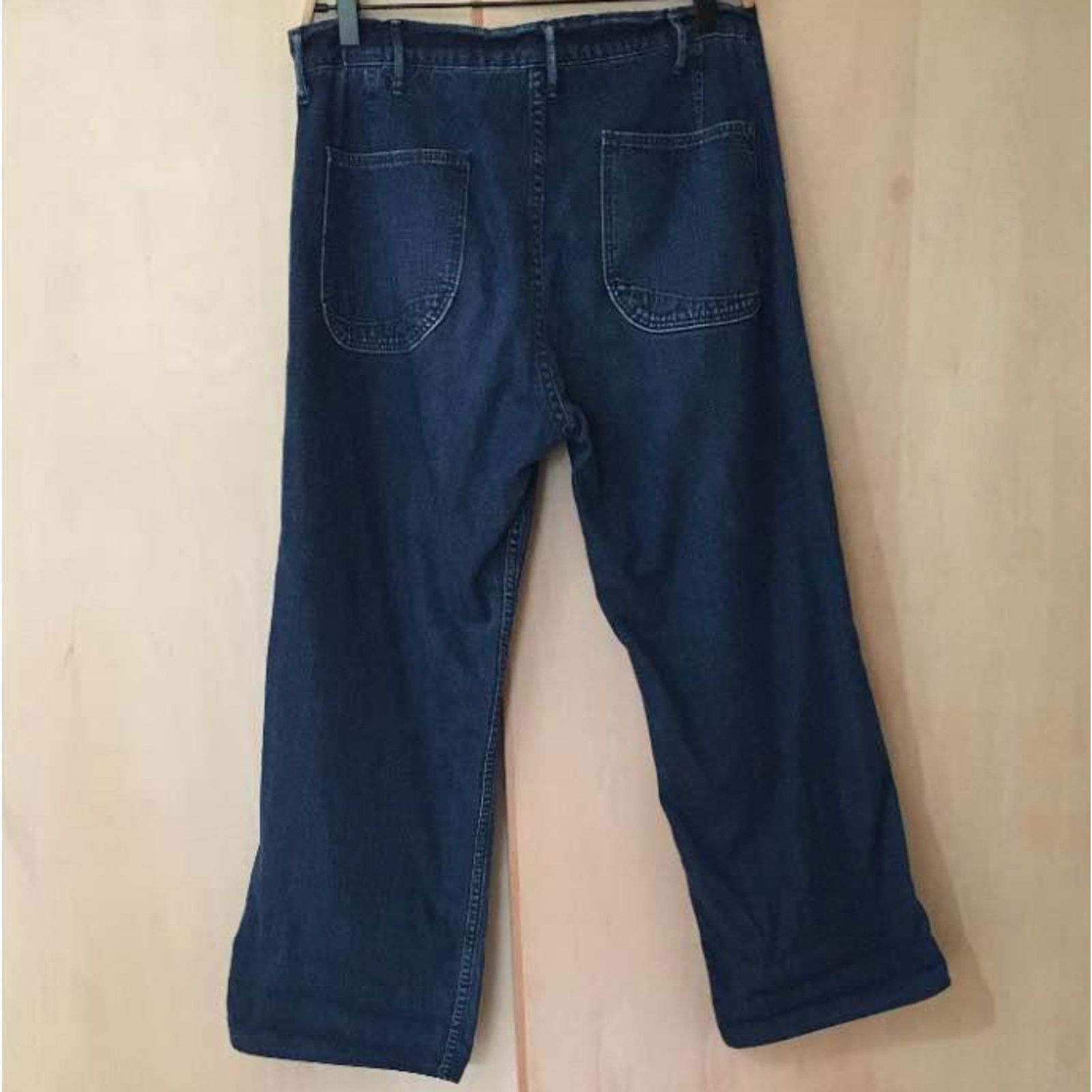 Orslow orSlow Indigo Nep Denim Fatigue Pants – Size 2 – Button Fly Size US 30 / EU 46 - 2 Thumbnail