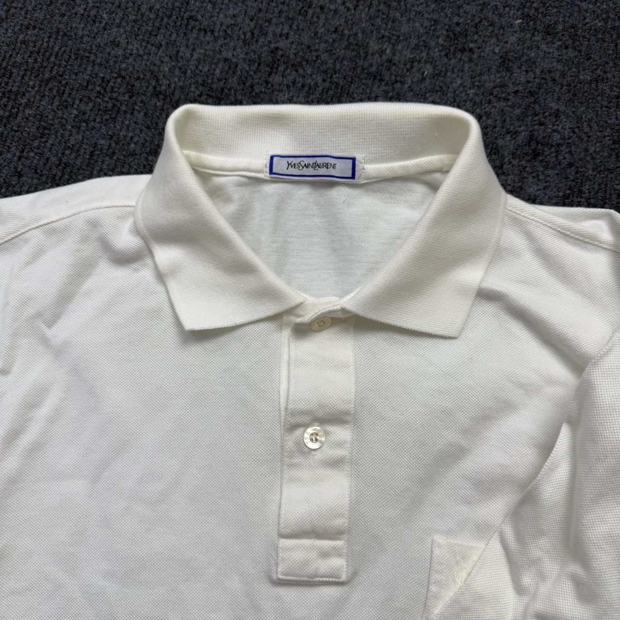 Yves Saint Laurent Yves Saint Laurent Long Sleeve Polo Shirt Size US L / EU 52-54 / 3 - 5 Thumbnail