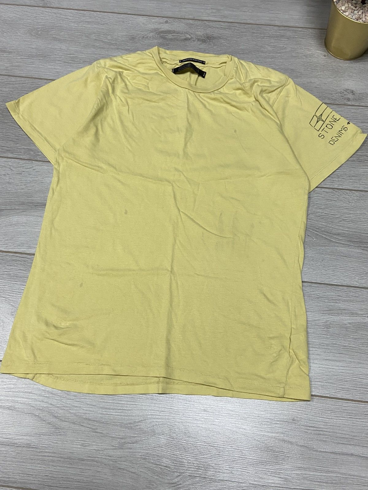 Vintage Stone Island denims vintage compass logo t-shirt Size US L / EU 52-54 / 3 - 3 Thumbnail