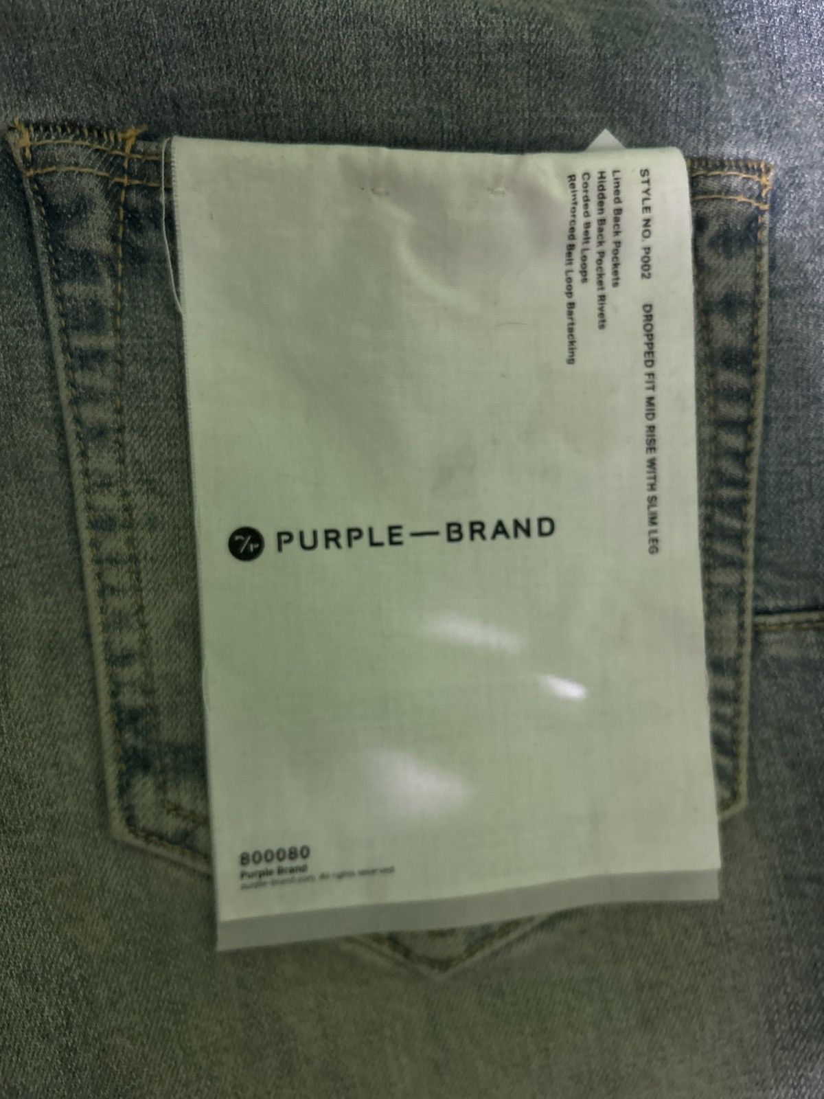 Purple Brand Purple jeans paint splatter Size US 31 - 5 Thumbnail