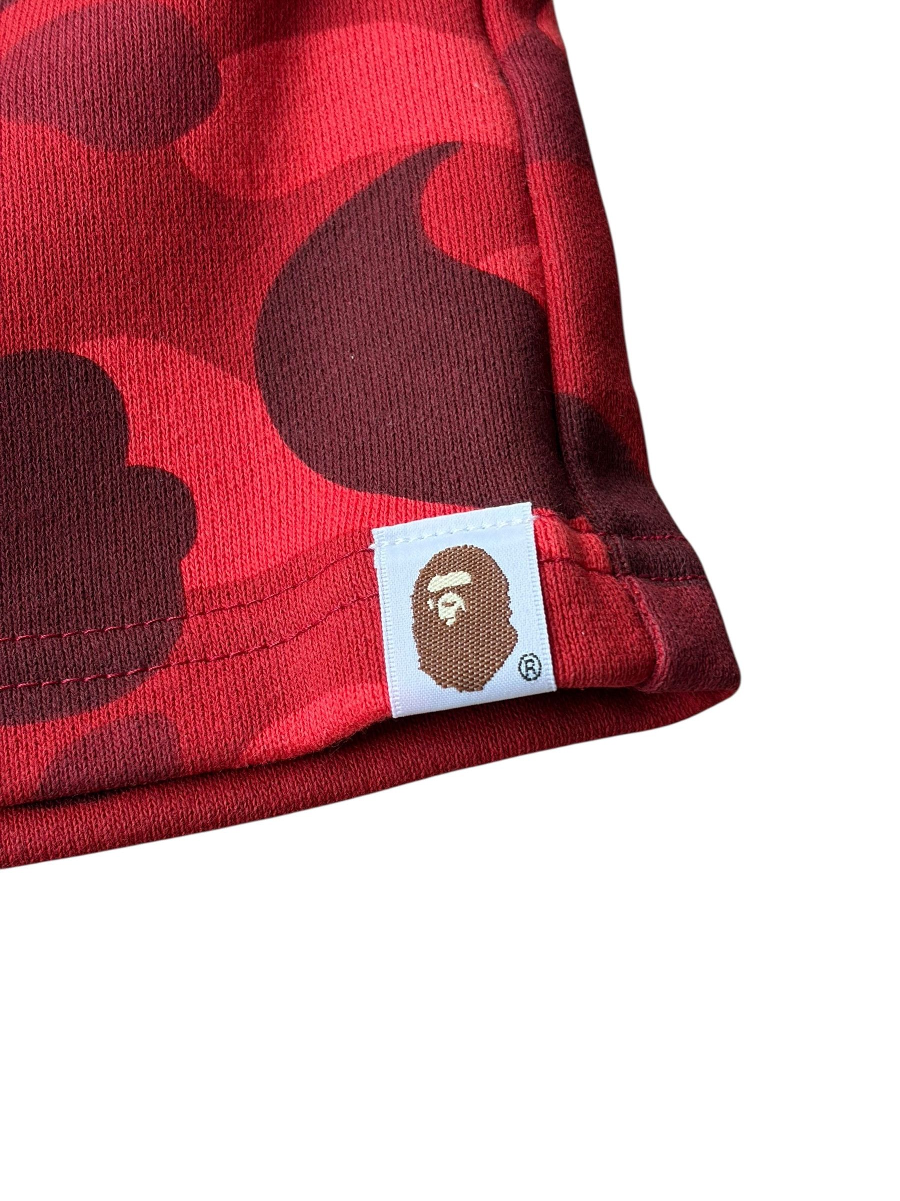 Bape Bape Red Camo White College Logo Shorts Size US 30 / EU 46 - 4 Thumbnail