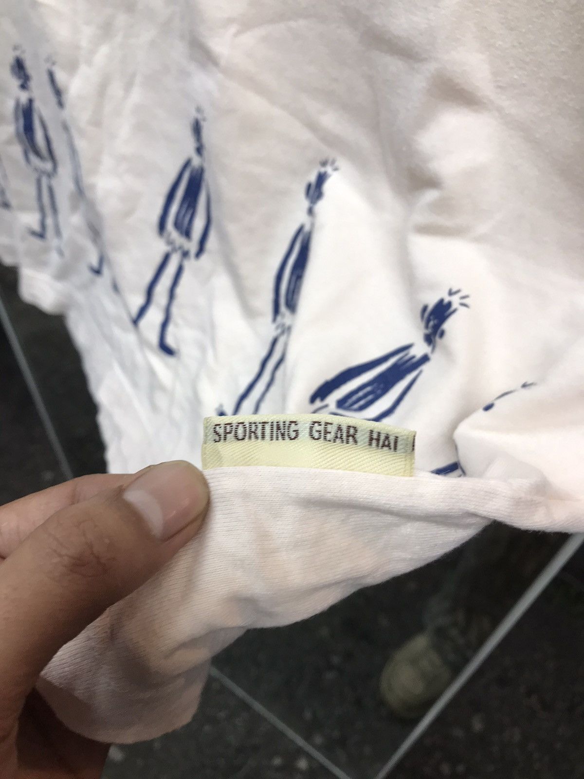 Hai Sporting Gear × Issey Miyake × Japanese Brand Hai Sporting Gear Tee Shirt Size US M / EU 48-50 / 2 - 4 Thumbnail