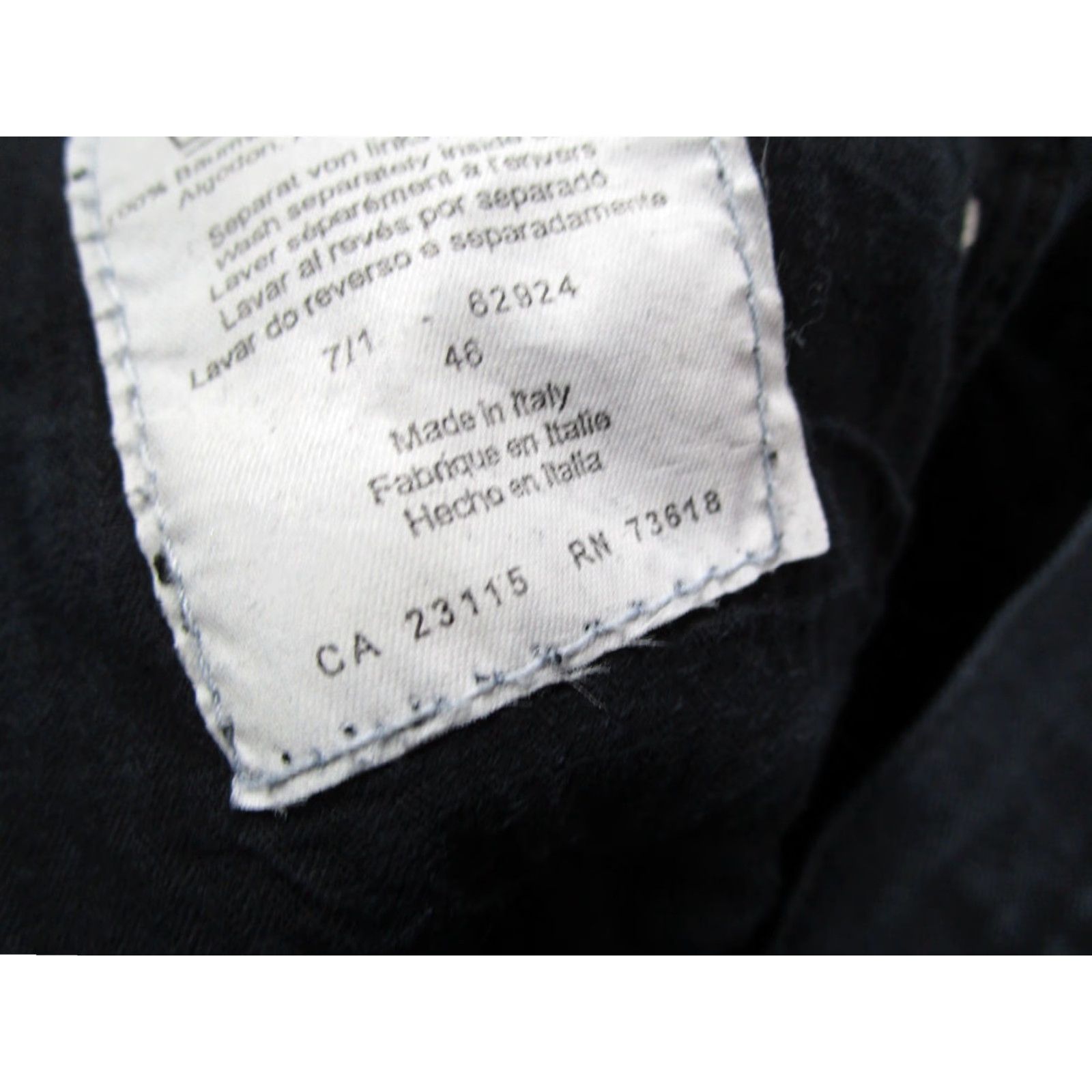 Hugo Boss VINTAGE Hugo Boss Jeans Black Straight 36 32x31 Denim 90s Mens Size US 36 / EU 52 - 5 Thumbnail
