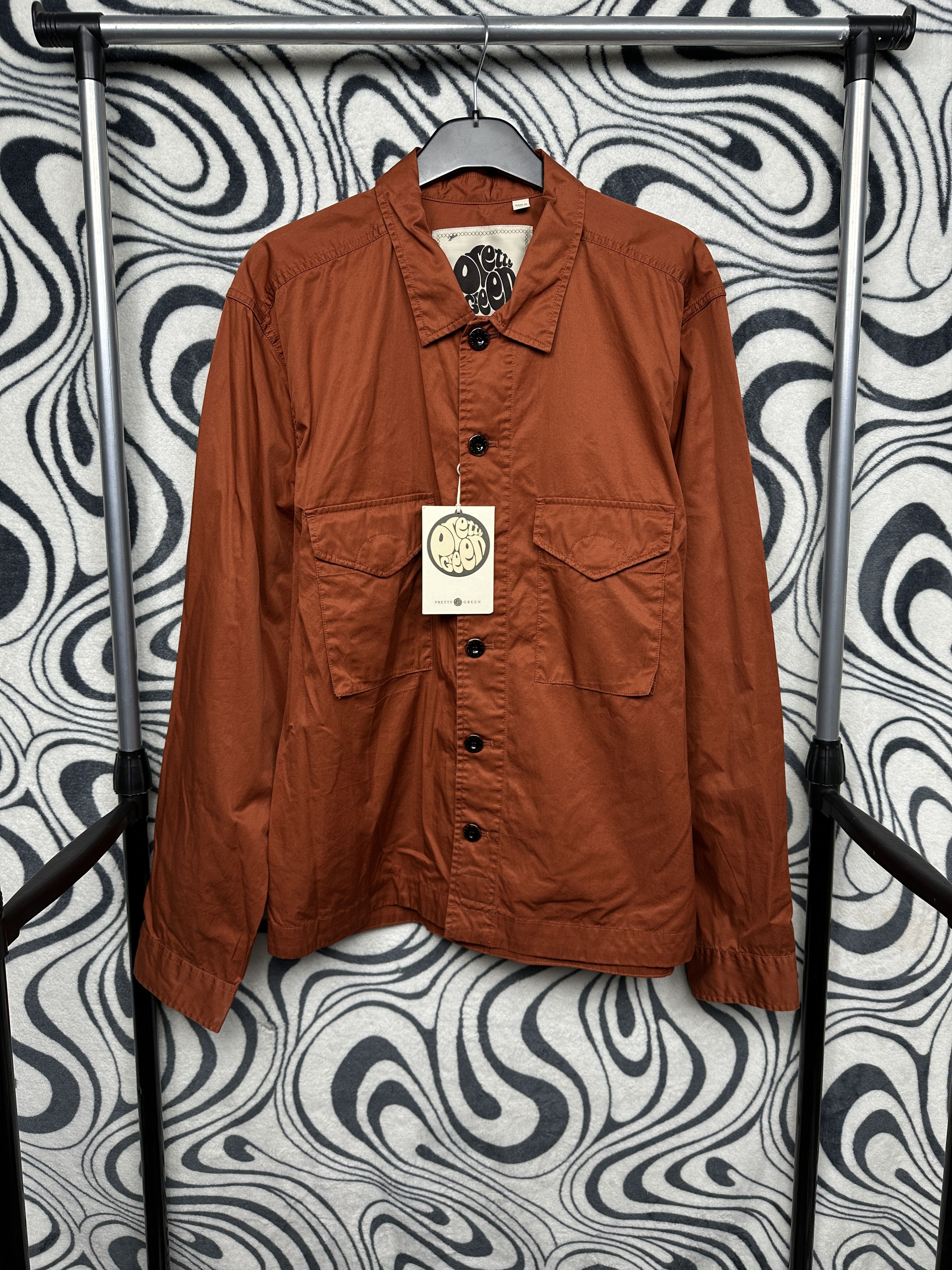 Pretty Green NEW! Pretty Green Mens Through Overshirt Jacket Size US XL / EU 56 / 4 - 1 Thumbnail