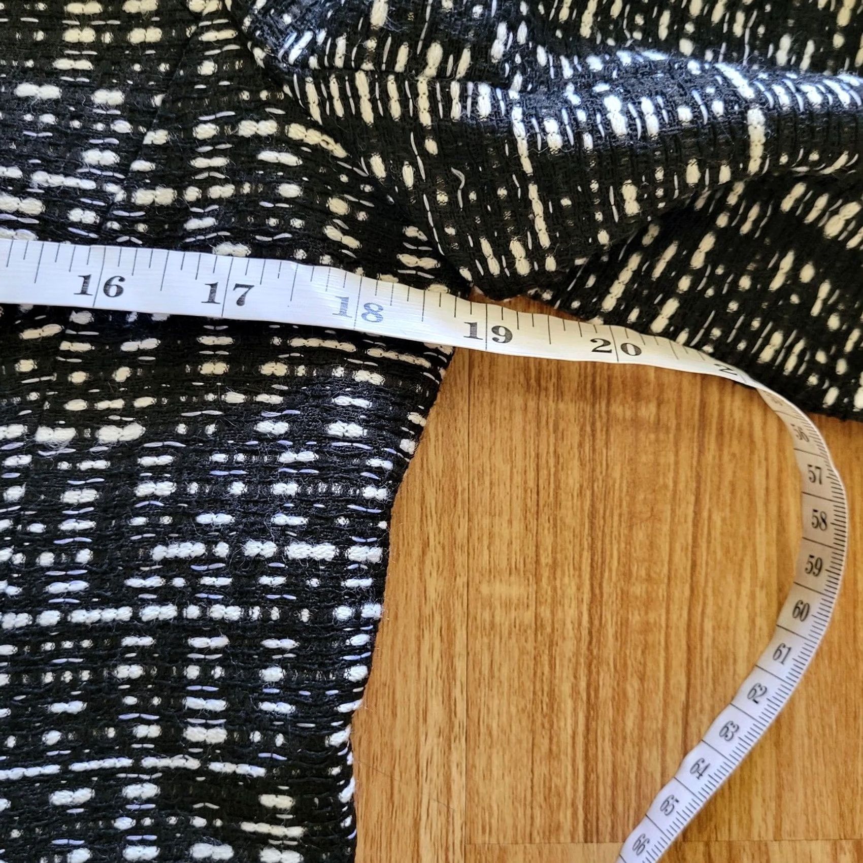 Topshop Topshop Blazer Womens 6 Black White Tweed Open Front Career Business Suit Jacket Shirt Ladies Blazer Womens Classic Vintage false Size M / US 6-8 / IT 42-44 - 6 Thumbnail
