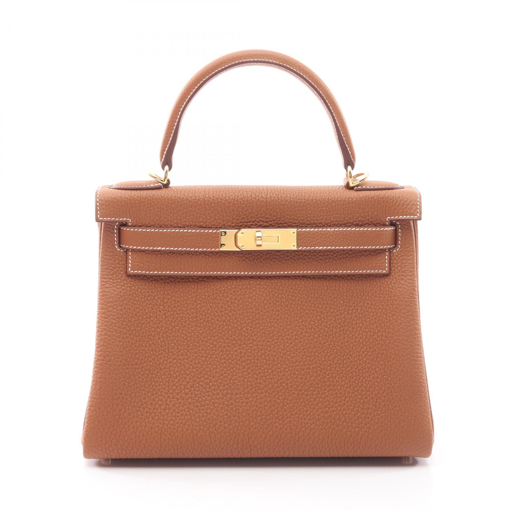 Hermes Hermes Hermes Kelly28 Togo Leather Handbag DUTY FREE for USA Size ONE SIZE - 1 Thumbnail
