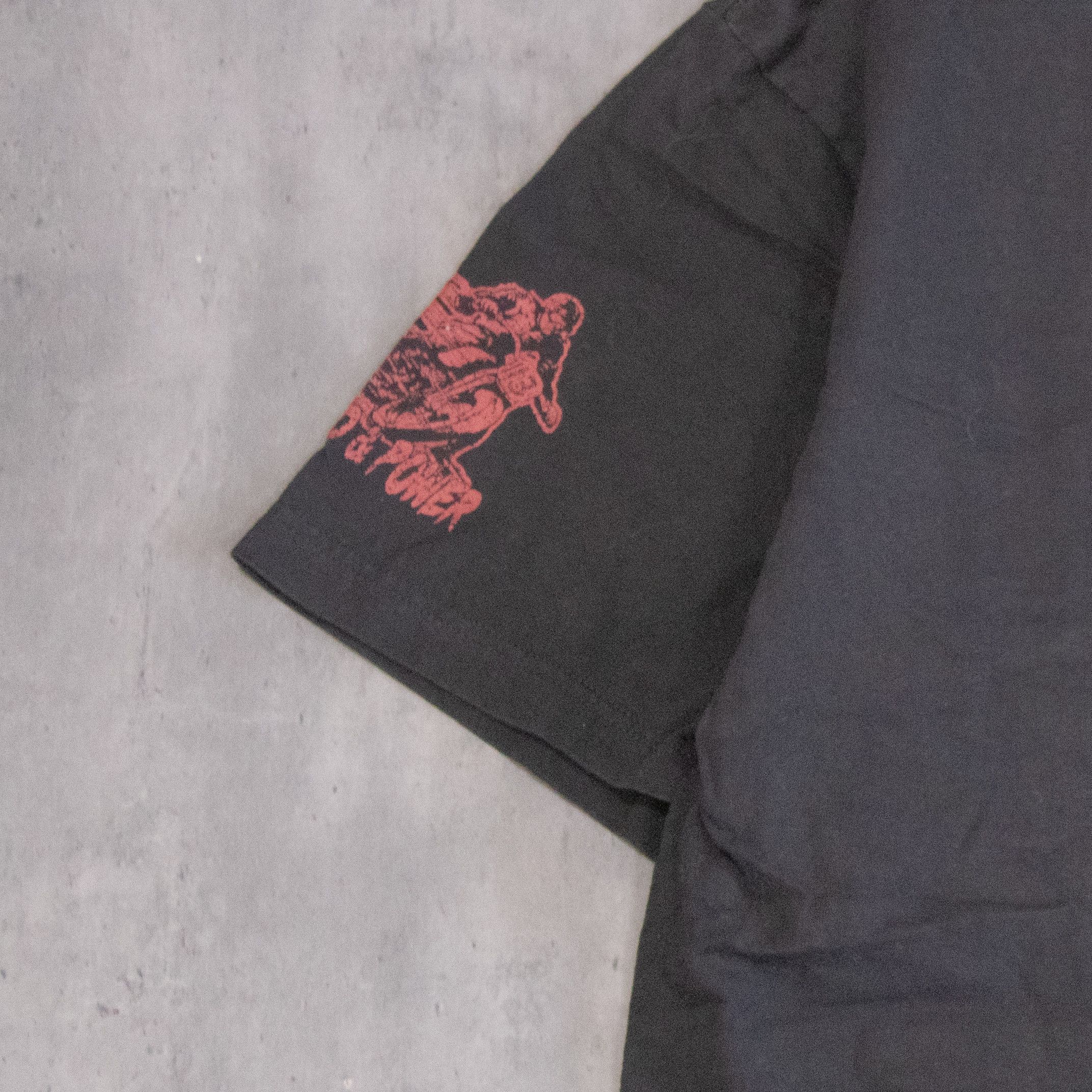 Harley Davidson Y2K 2016 Harley Davidson Badlands Black Double Stitch Tee Size US L / EU 52-54 / 3 - 4 Thumbnail