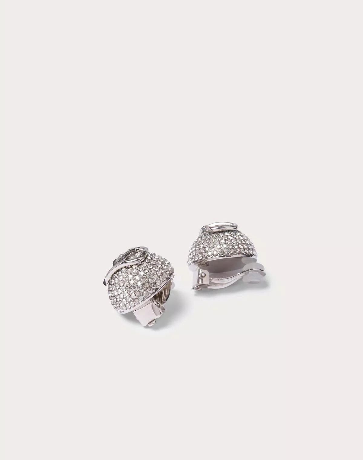 Valentino oc11z0725 Size:OS/Swarovski® Crystal Earrings in Silver Size ONE SIZE - 3 Thumbnail