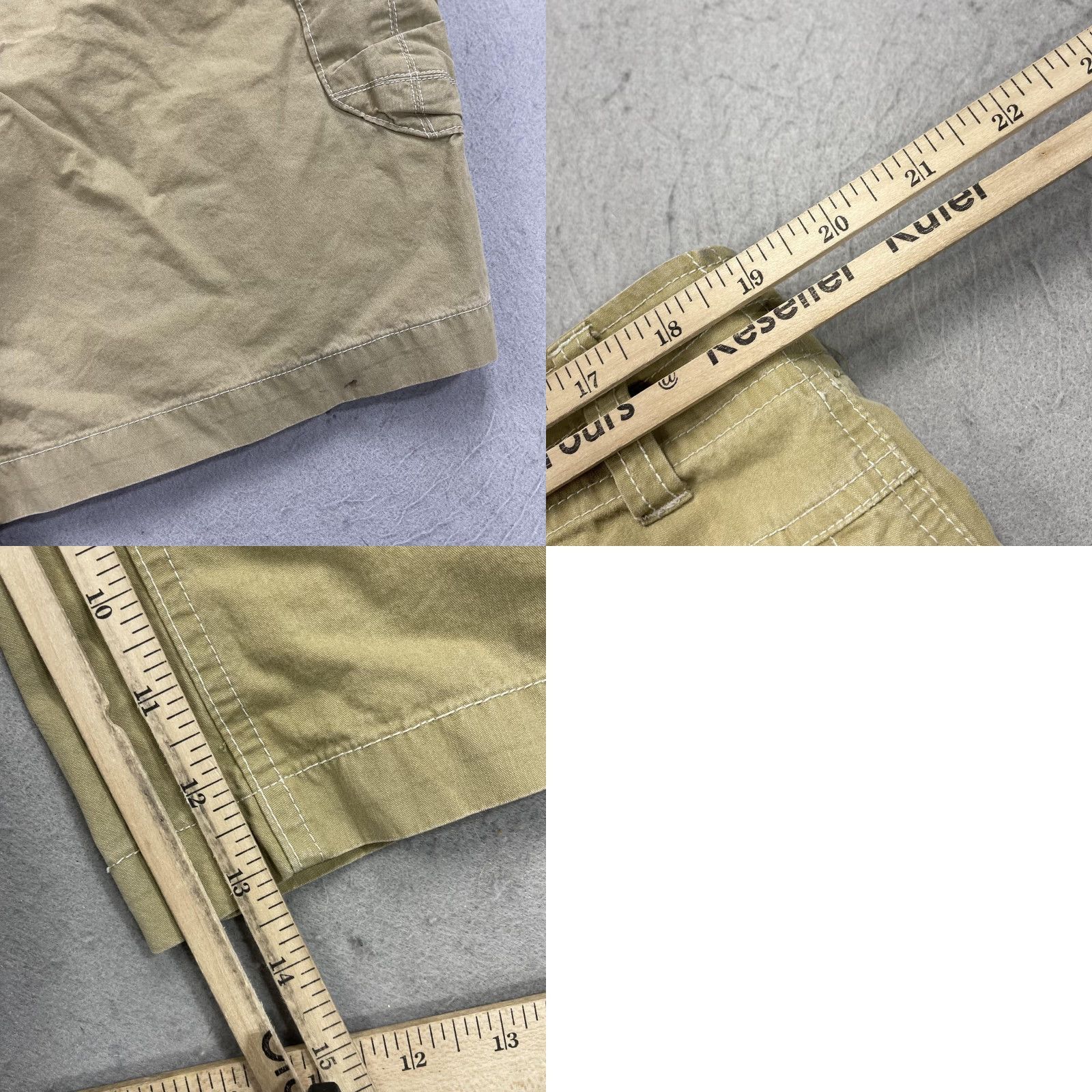 Vintage Kuhl Cargo Shorts Mens 38 Beige Relaxed Fit Canvas 12 In Inseam Casual Travel Summer Pocketed Size US 38 / EU 54 - 8 Thumbnail