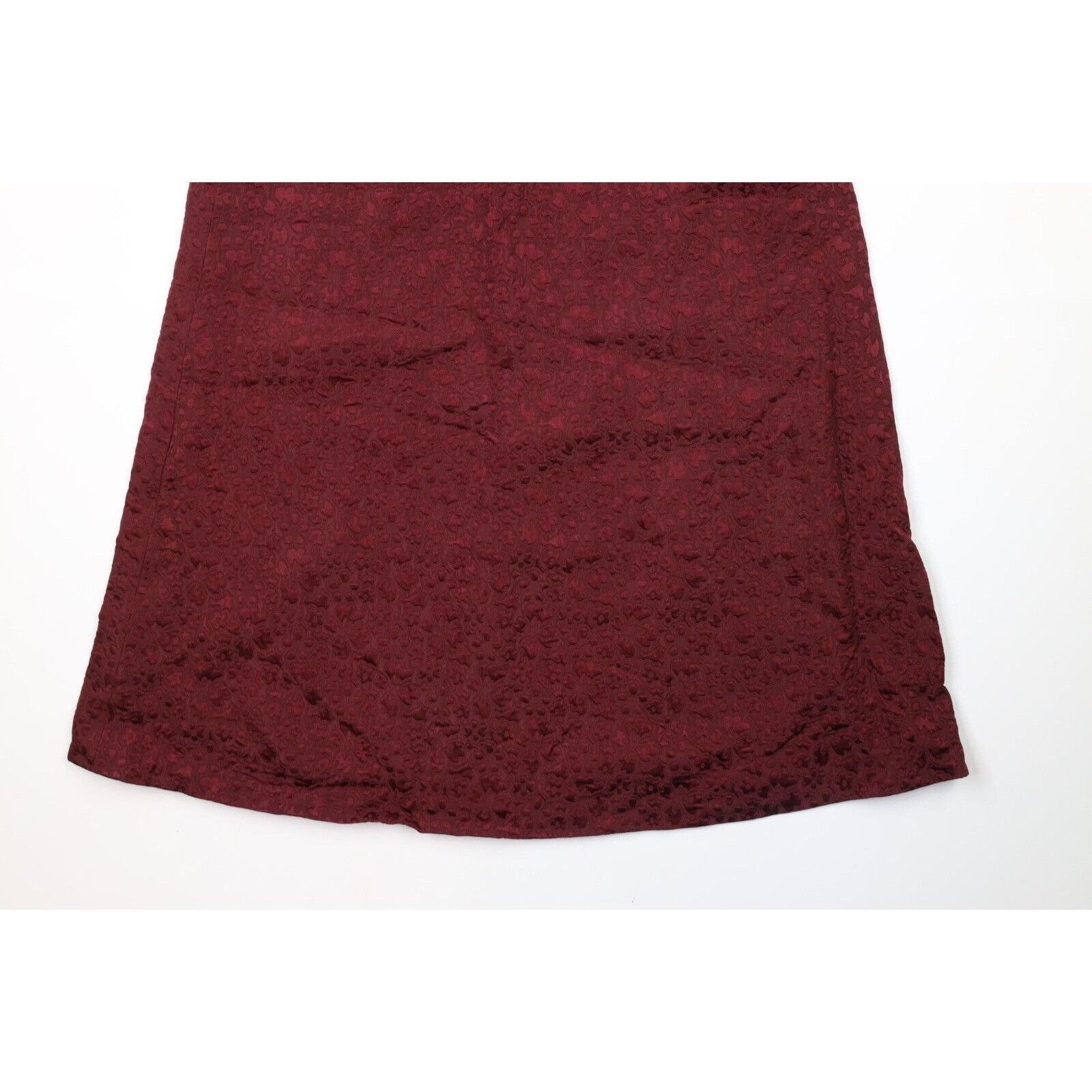 Vintage Vintage 50s 60s Rockabilly Silk Jacquard Flower Pencil Skirt Size 26" / US 2 / IT 38 - 4 Thumbnail
