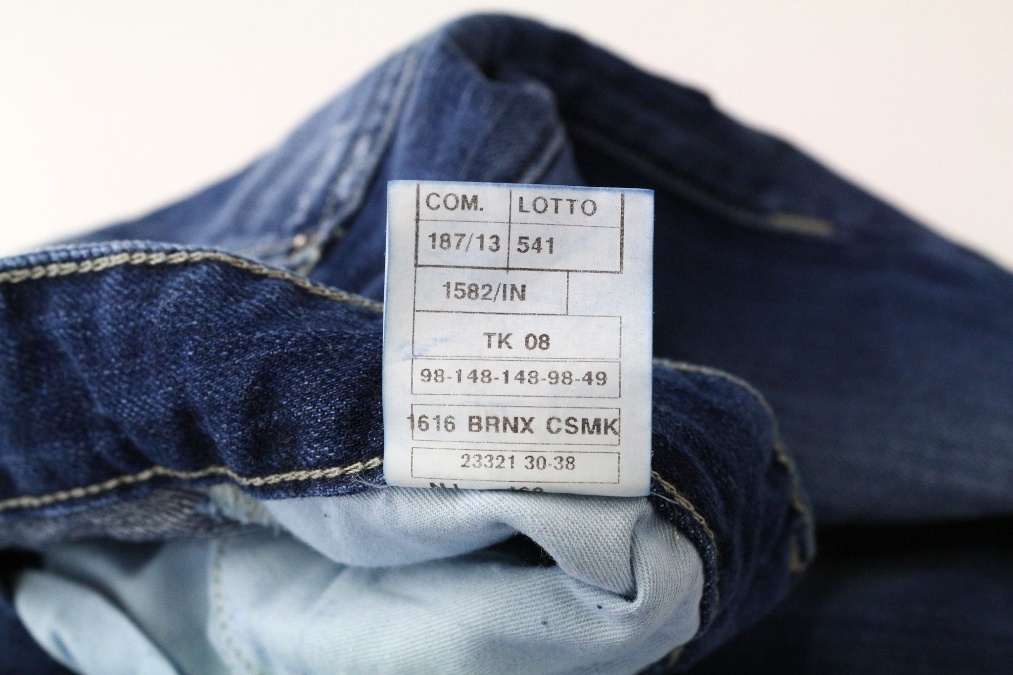 Takeshy Kurosawa W32 Blue Cotton Regular Fit Washed Jeans 75846 Size US 32 / EU 48 - 6 Thumbnail