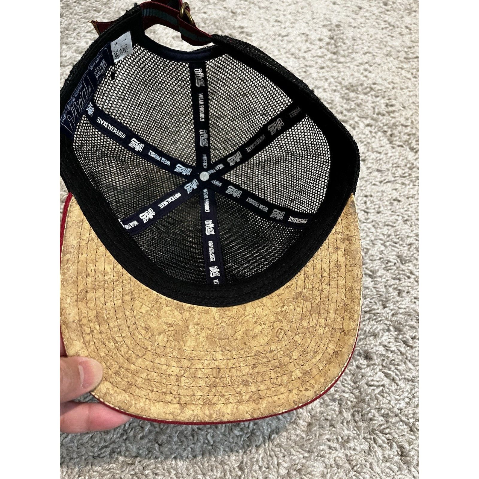 Other Official X Stefan Janoski Trucker Hat Cork Net Mesh Skate Size ONE SIZE - 7 Thumbnail