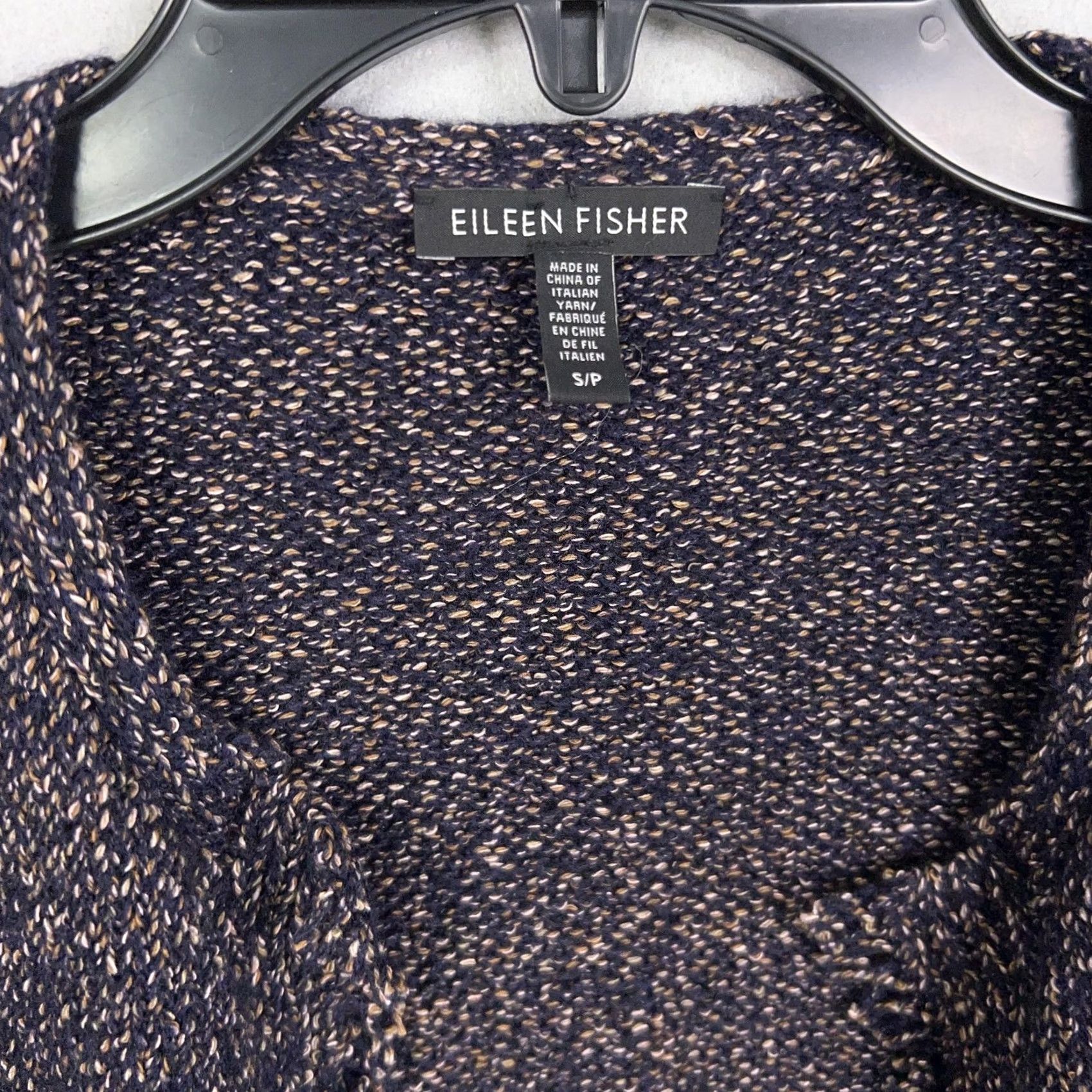 Eileen Fisher Eileen Fisher Sweater Womens Petite Small Open Cardigan Wool Marled Quiet Luxury Size S / US 4 / IT 40 - 4 Thumbnail