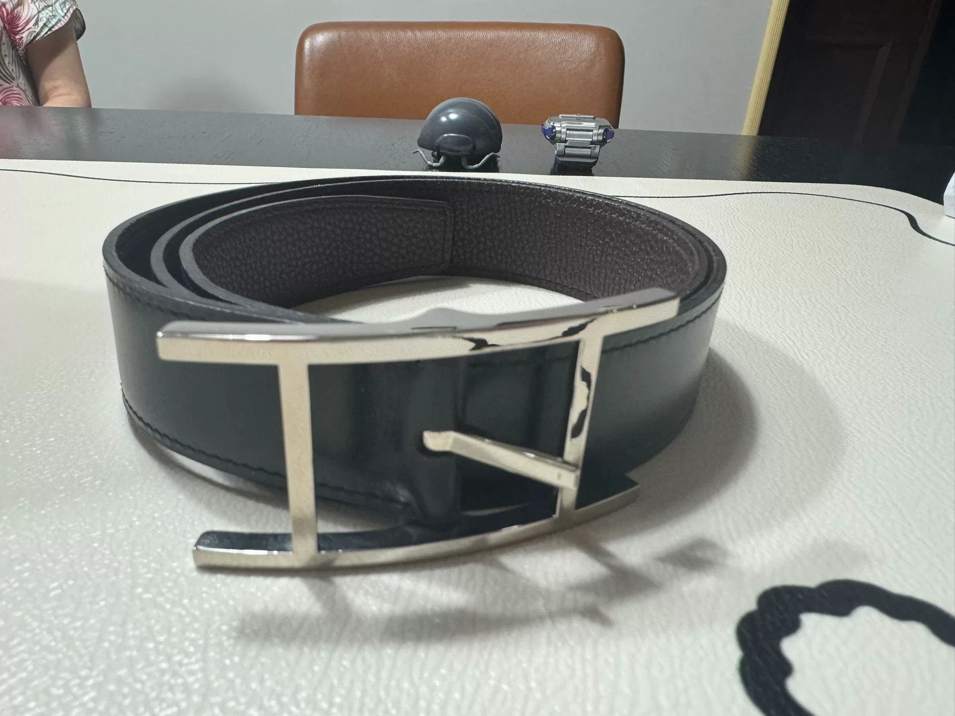 Hermes hermes reversible belt in black and brown Size ONE SIZE - 1 Thumbnail