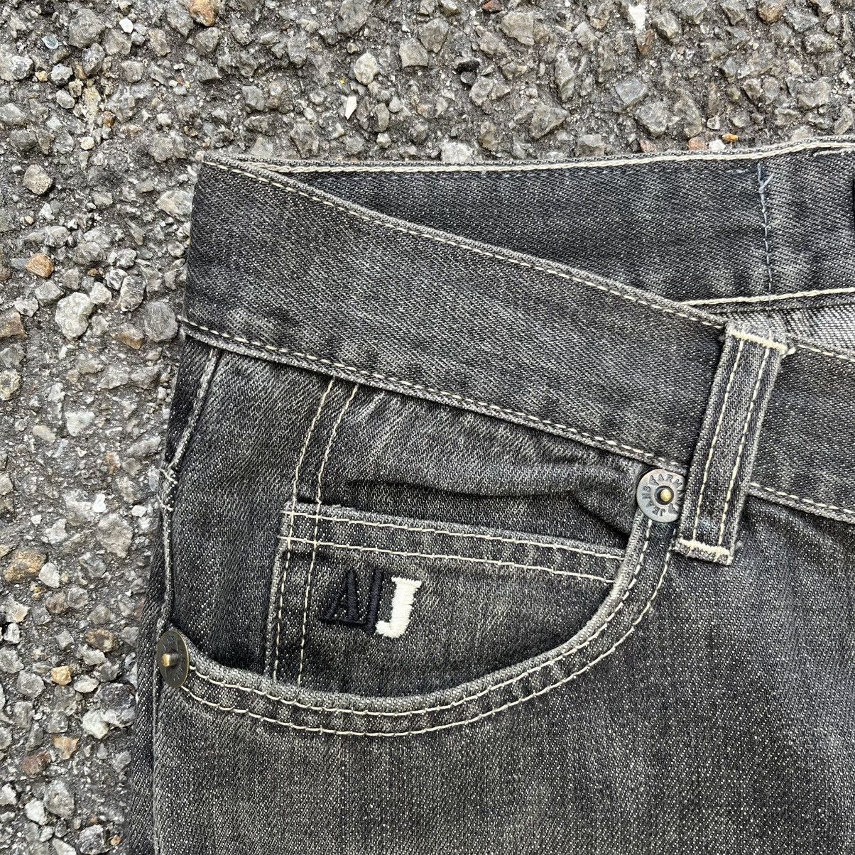 Hysteric Glamour Flared Armani Jeans Big Face Leather Pocket Bootcut Pants Size US 30 / EU 46 - 7 Thumbnail