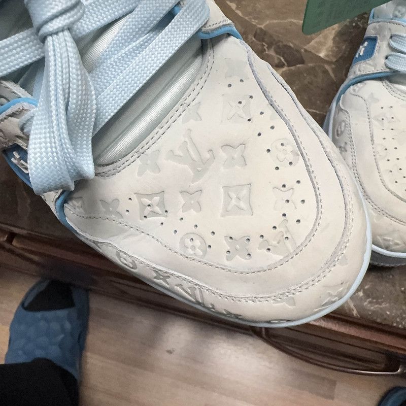 Louis Vuitton Tyler Louis Vuitton Low-Top Trainers in Blue -2508 Size US 8 / EU 41 - 8 Thumbnail