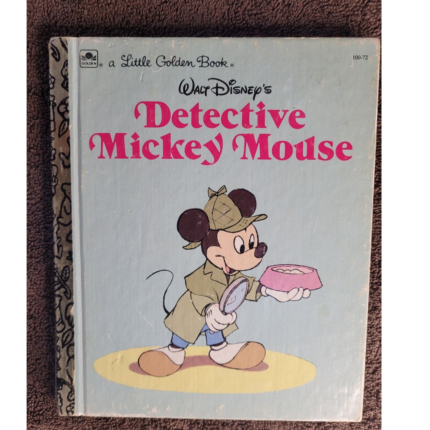 Disney Mickey Mouse Detective Book Vintage 1985 Size ONE SIZE - 1 Thumbnail