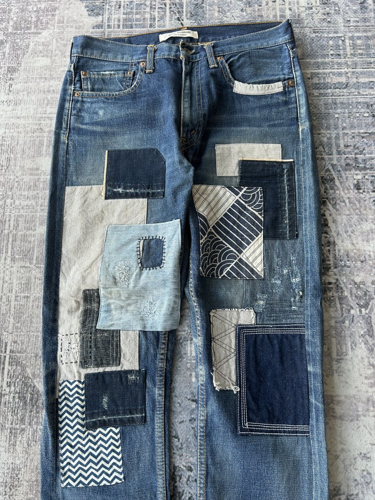 Junya Watanabe AD2011 Junya Watanabe Patchwork Denim Size US 31 - 5 Thumbnail