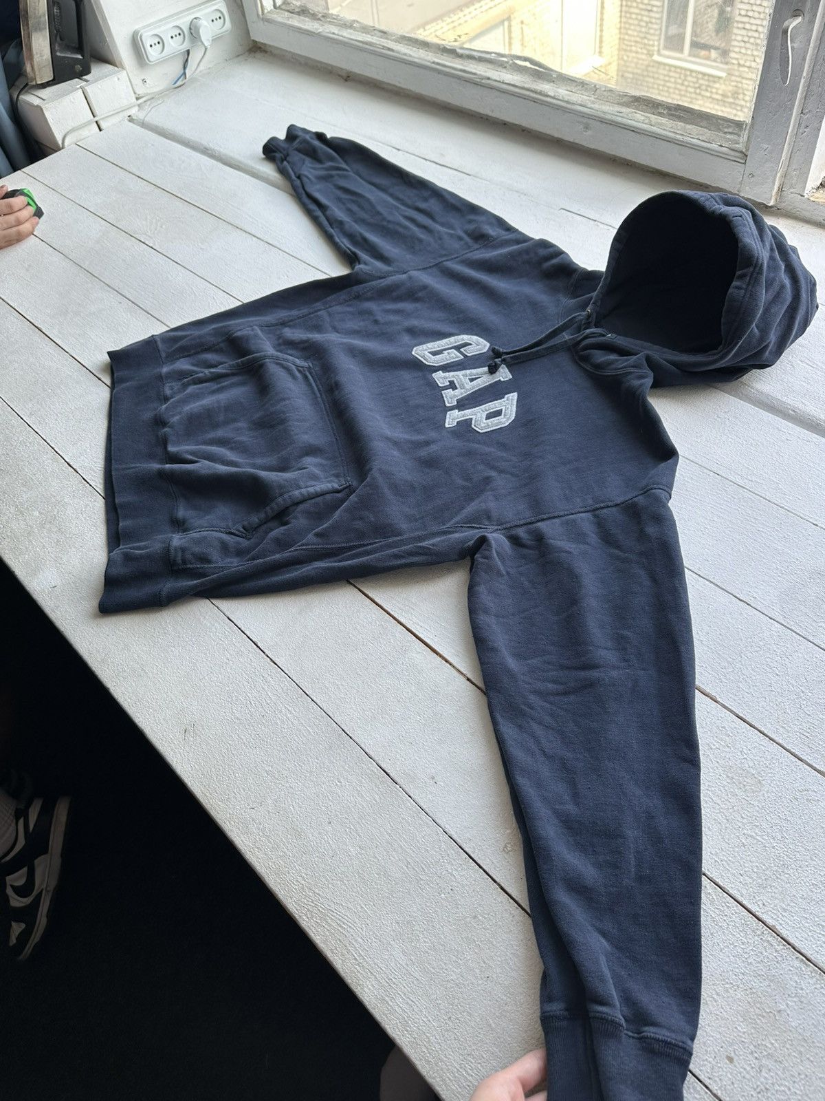 Gap 🚨Vintage GAP Yeezy Style Gap Oversized Hoodie Washed boxy Size US M / EU 48-50 / 2 - 2 Thumbnail