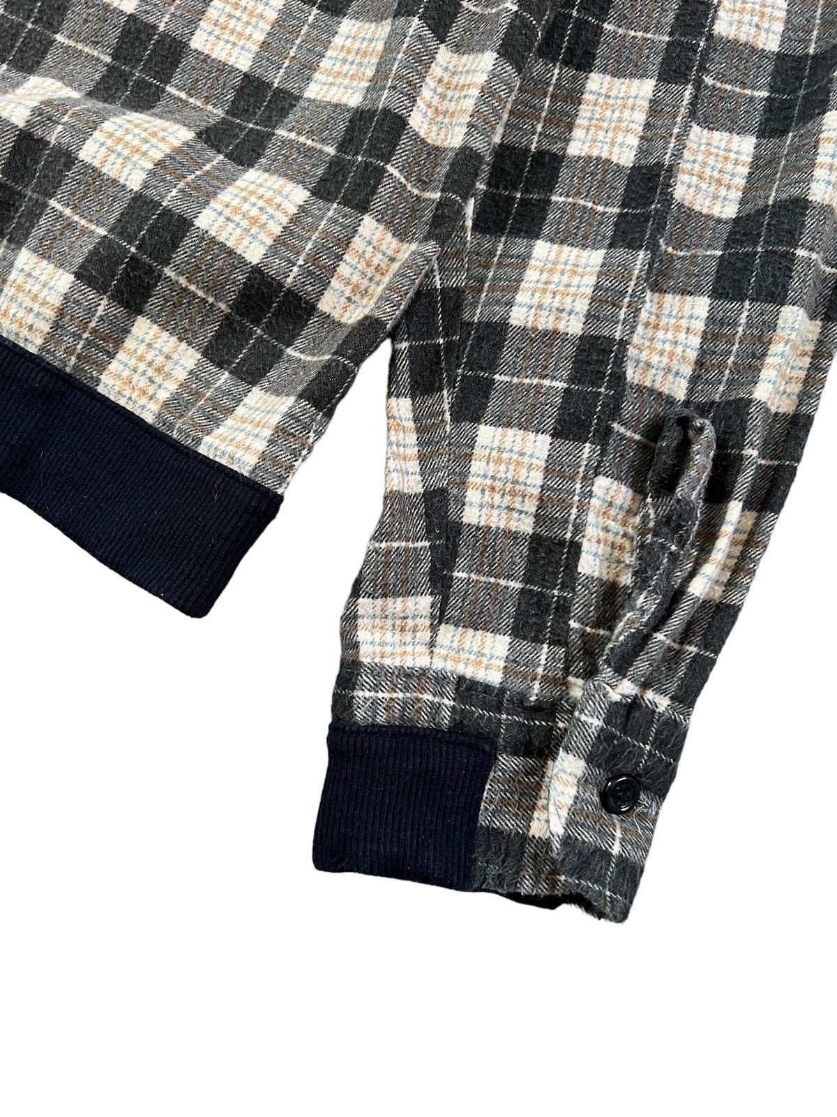 FiveBrother × Vintage Vintage 80s Five Brother Plaid Flannel Work Jacket Size US S / EU 44-46 / 1 - 6 Thumbnail
