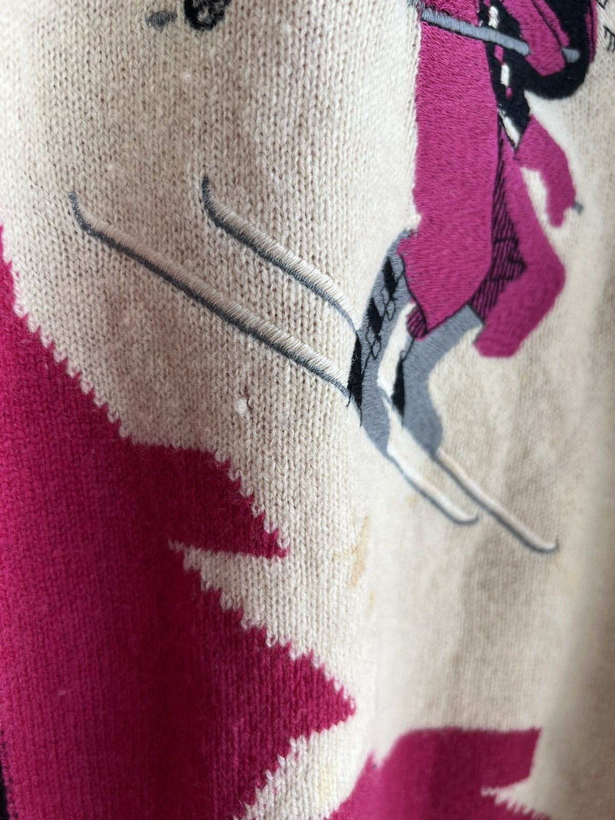 Golf le Fleur Vintage Pringle of Scotland Ski Adventure Wool Knitwear Size US L / EU 52-54 / 3 - 11 Thumbnail