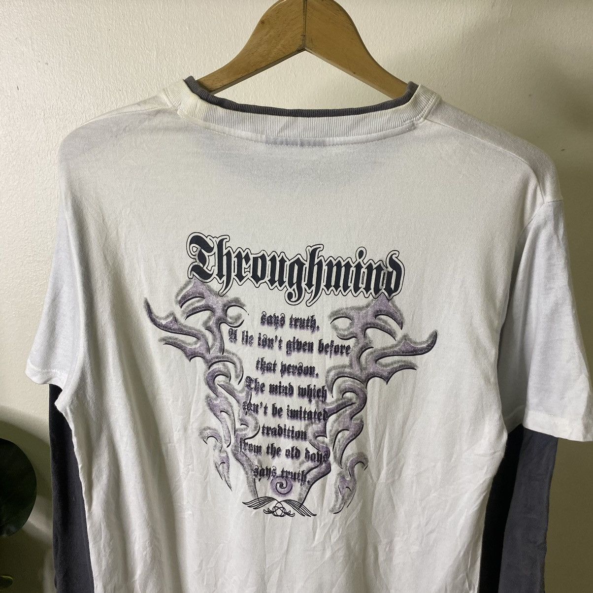 If Six Was Nine Japan Brand Seditionaries Poem Double Sleeve Cyber Punk LS Size US S / EU 44-46 / 1 - 2 Thumbnail