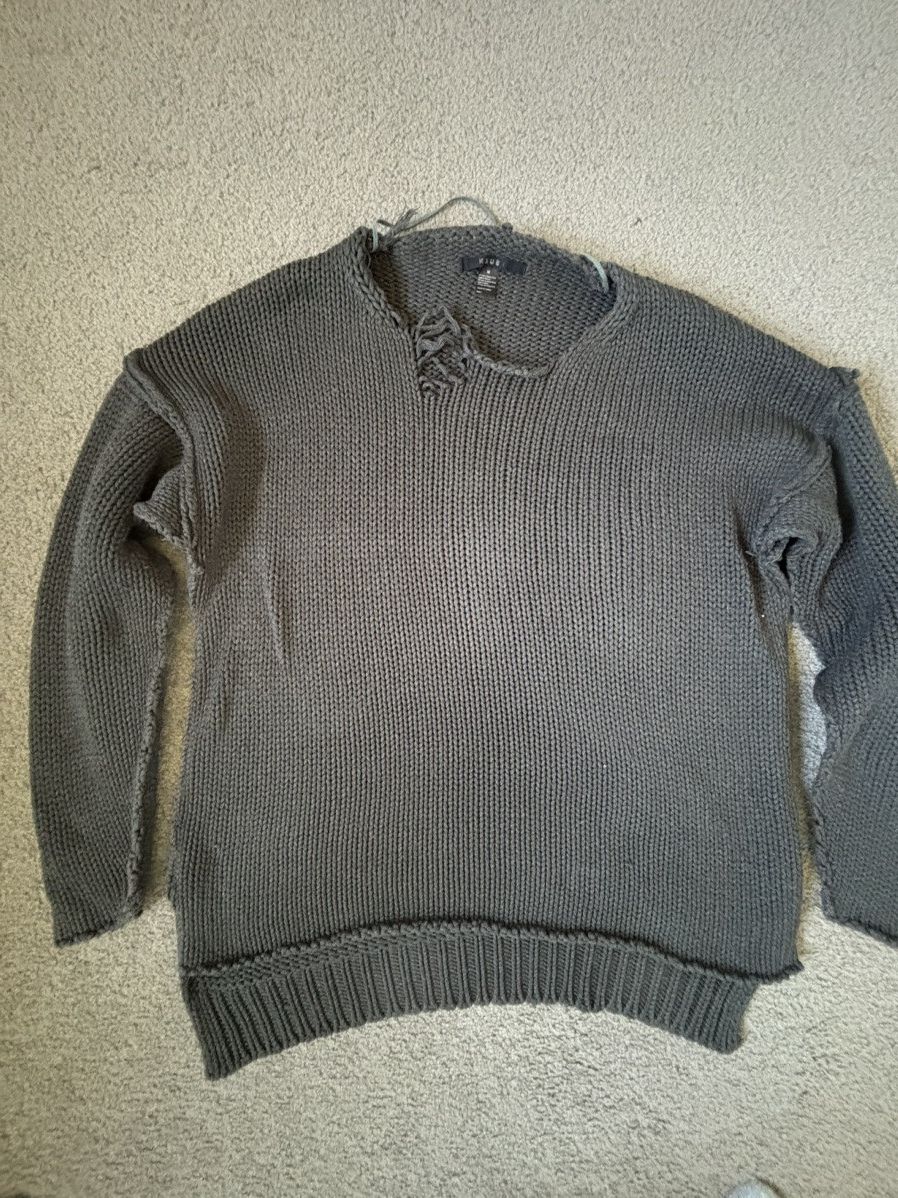 Ksubi Archive Ksubi Oversized Distressed Sweater Kurt Cobain style Size US L / EU 52-54 / 3 - 1 Thumbnail