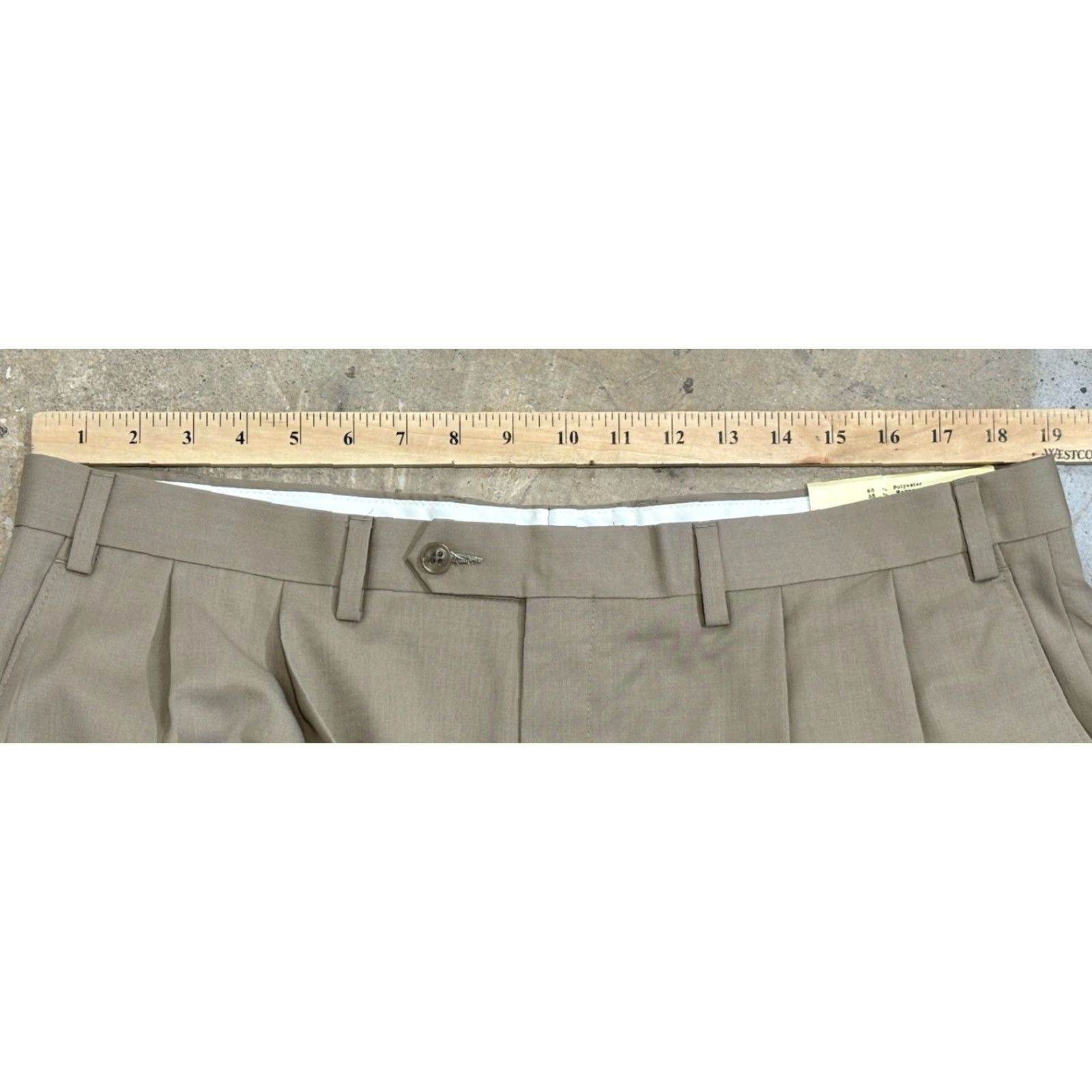 Ralph Lauren NEW! Lauren Ralph Lauren Dress Pants Sz 40x32 Mens Tan Cuff Pleated Size US 40 / EU 56 - 7 Thumbnail