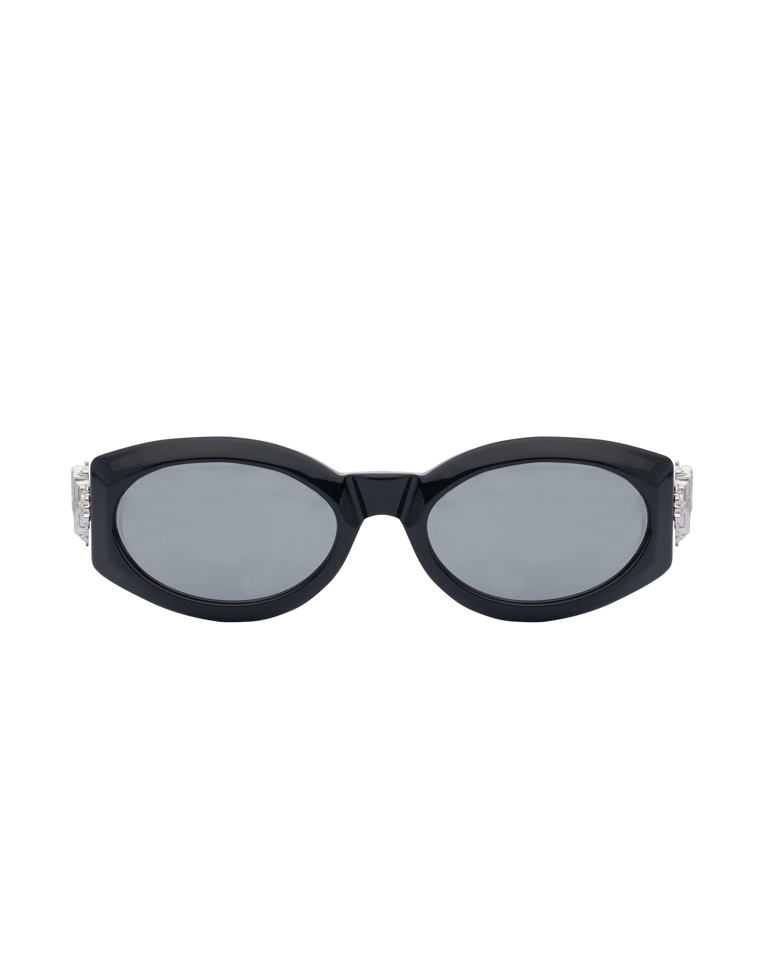 Gianfranco Ferre Gianfranco Ferre '90s Black Plastic Sunglasses Chrome Hearts Size ONE SIZE - 2 Thumbnail