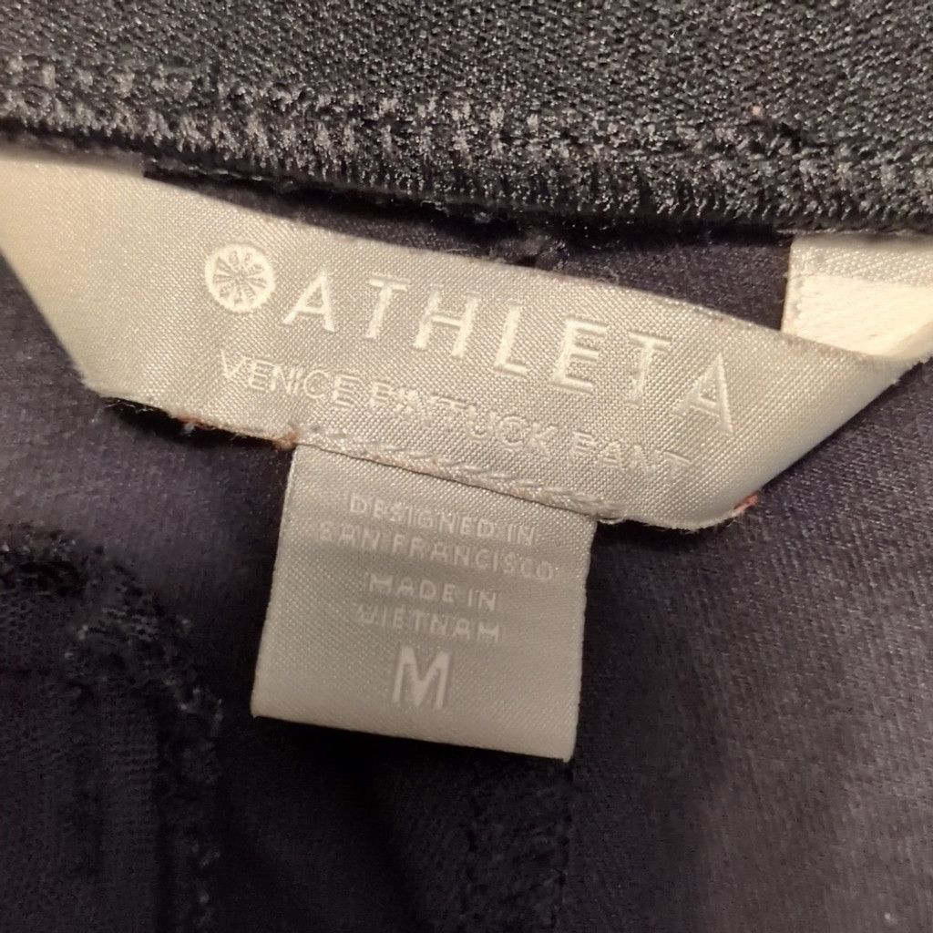 Athleta Athleta Black The Venice Pintuck Pants Size Medium Size 30" / US 8 / IT 44 - 7 Thumbnail