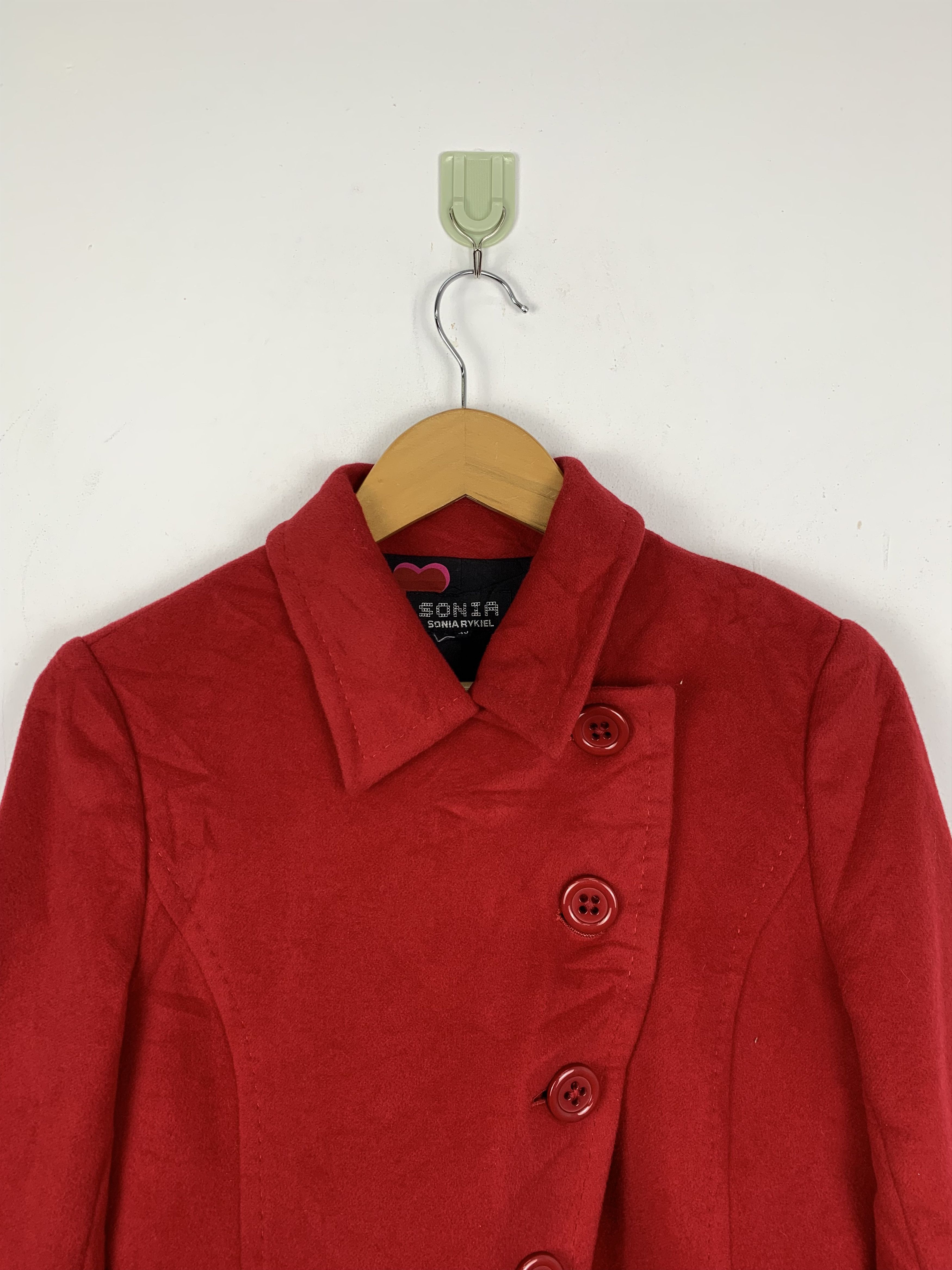 Sonia Rykiel Sonia Rykiel Designer Blazer Red J1329 Size M / US 6-8 / IT 42-44 - 2 Thumbnail