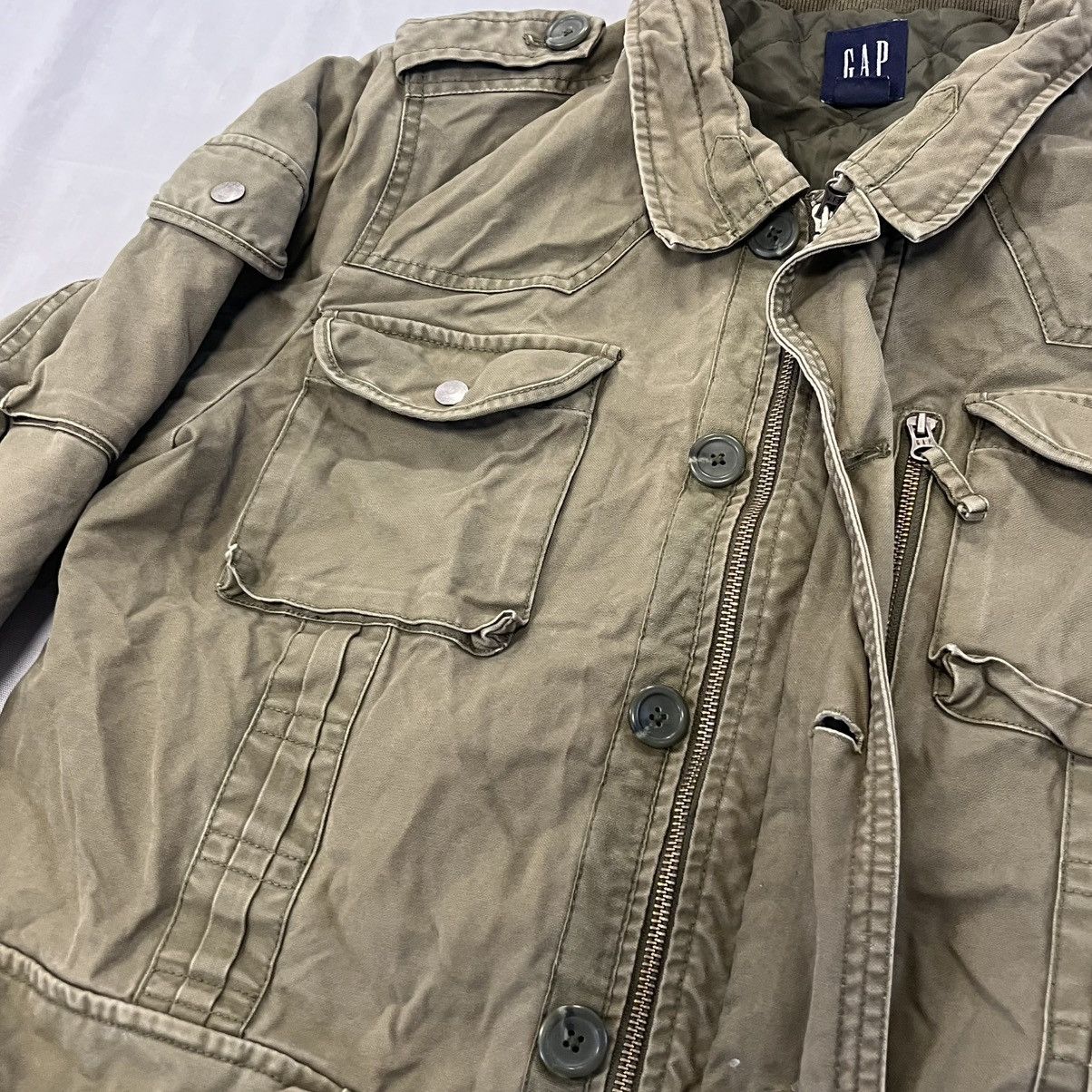 Gap Khaki green Gap military jacket multi pockets militaryjacket Size US S / EU 44-46 / 1 - 9 Thumbnail