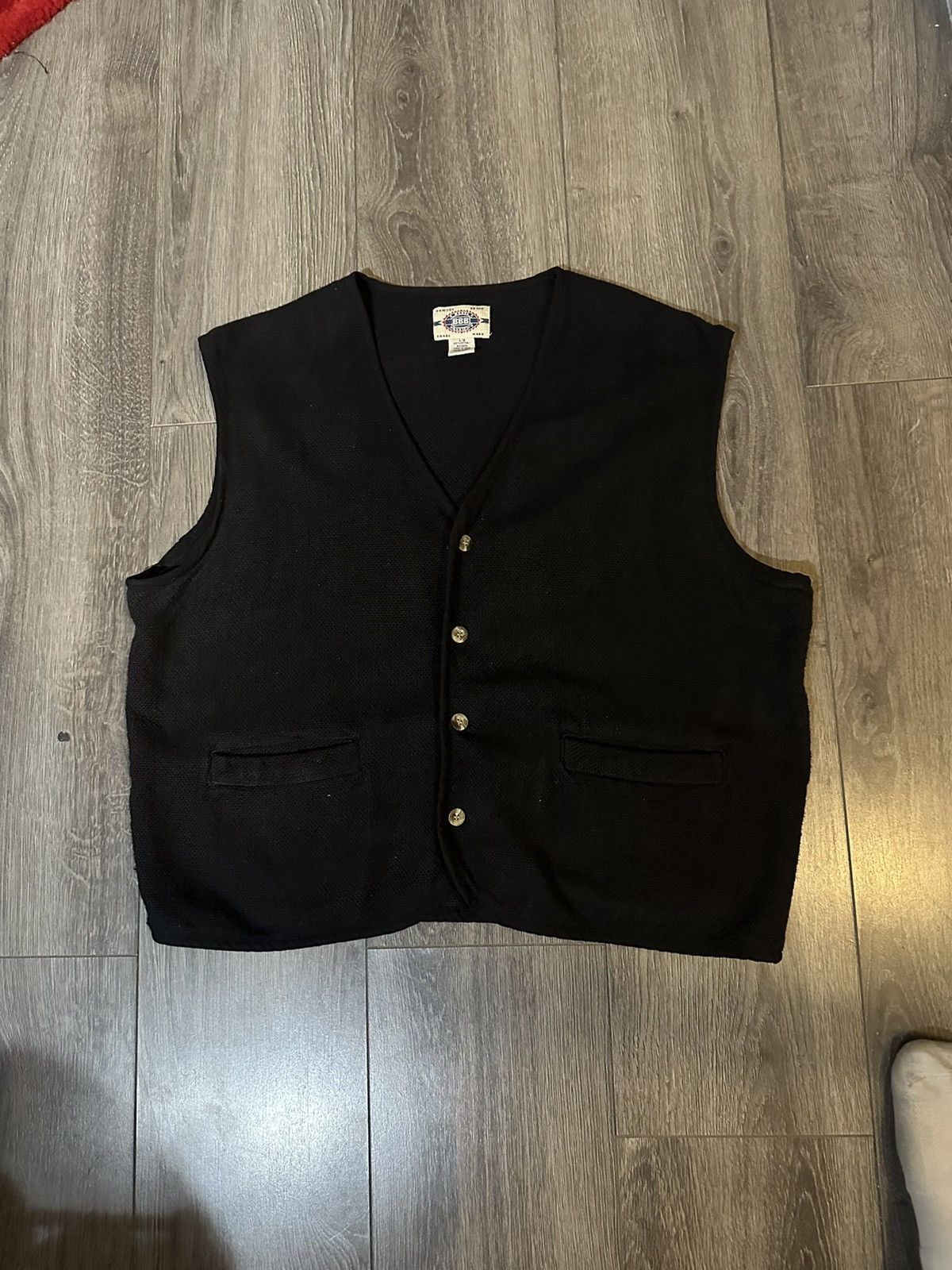 Vintage Vintage black boxy fit vest Size US M / EU 48-50 / 2 - 1 Thumbnail