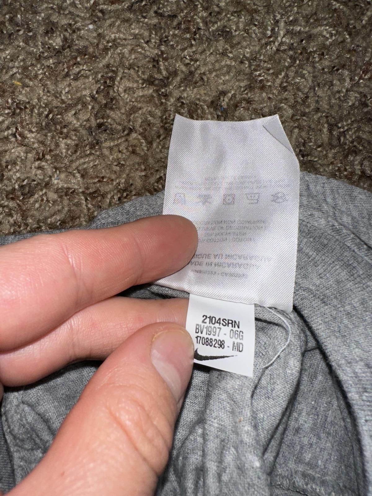 Nike Nike Men’s Dri-Fit "Marathon Are For Mondays" Cotton Nike Racing T-Shirt Size US M / EU 48-50 / 2 - 5 Thumbnail