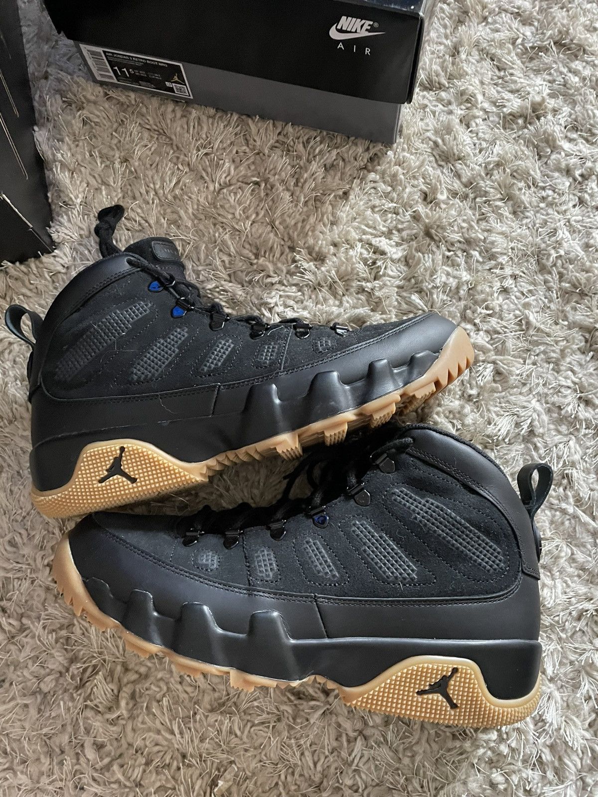 Jordan Brand Jordan 9 Retro Boots Nrg Black Gum Size US 11.5 / EU 44-45 - 2 Thumbnail