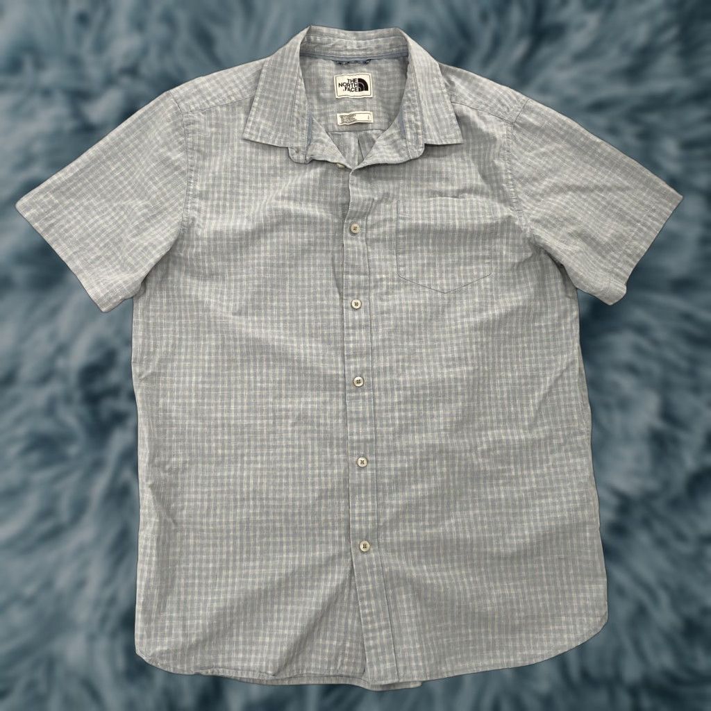 The North Face The North Face Shirt Adult Large Blue Button Up Check Pocket Logo Hiking Mens L Size US L / EU 52-54 / 3 - 1 Thumbnail