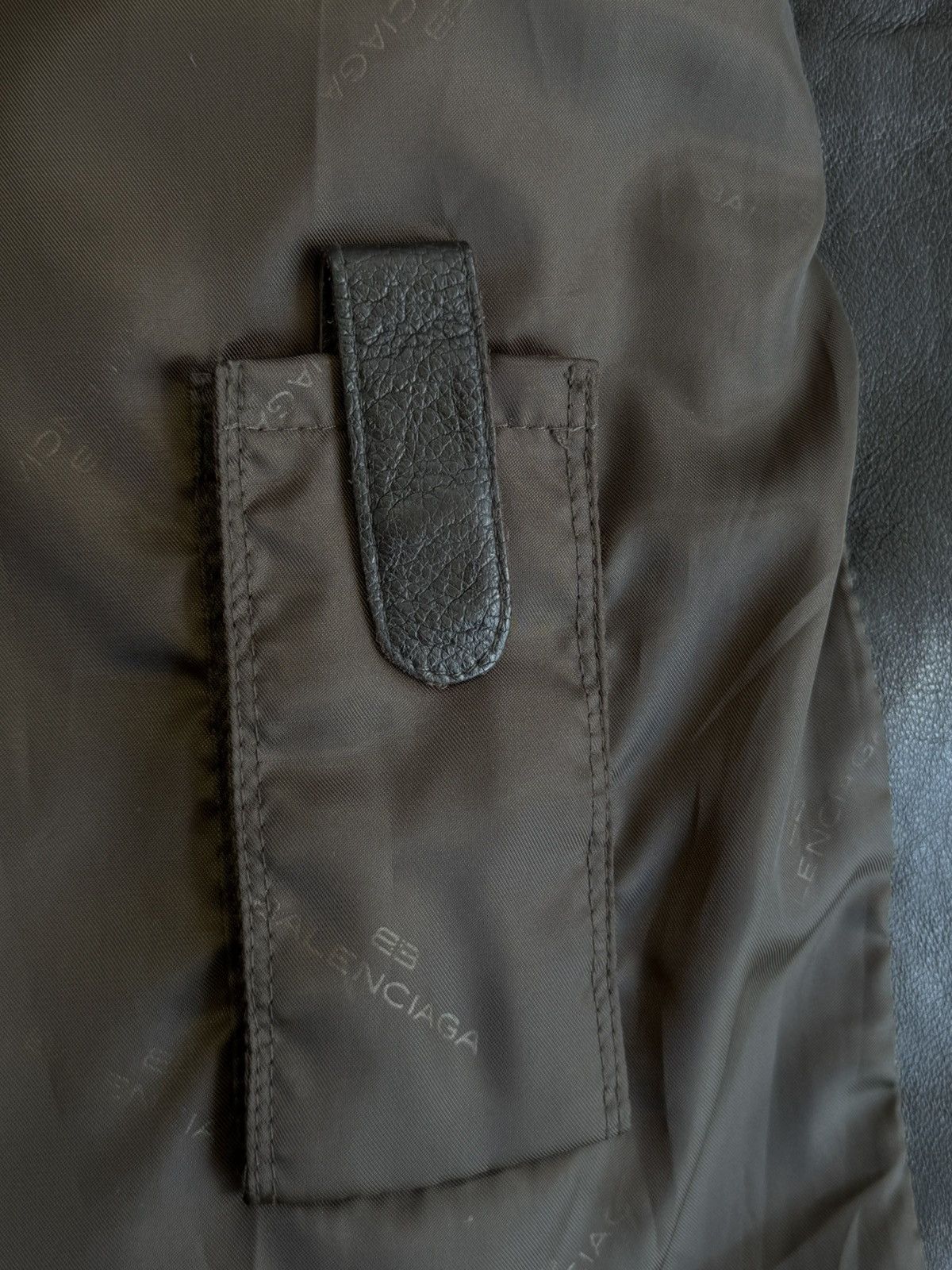 Balenciaga × Vintage Nicolas Ghesquiere - Balenciaga - Zip Leather Jacket Size US L / EU 52-54 / 3 - 10 Thumbnail