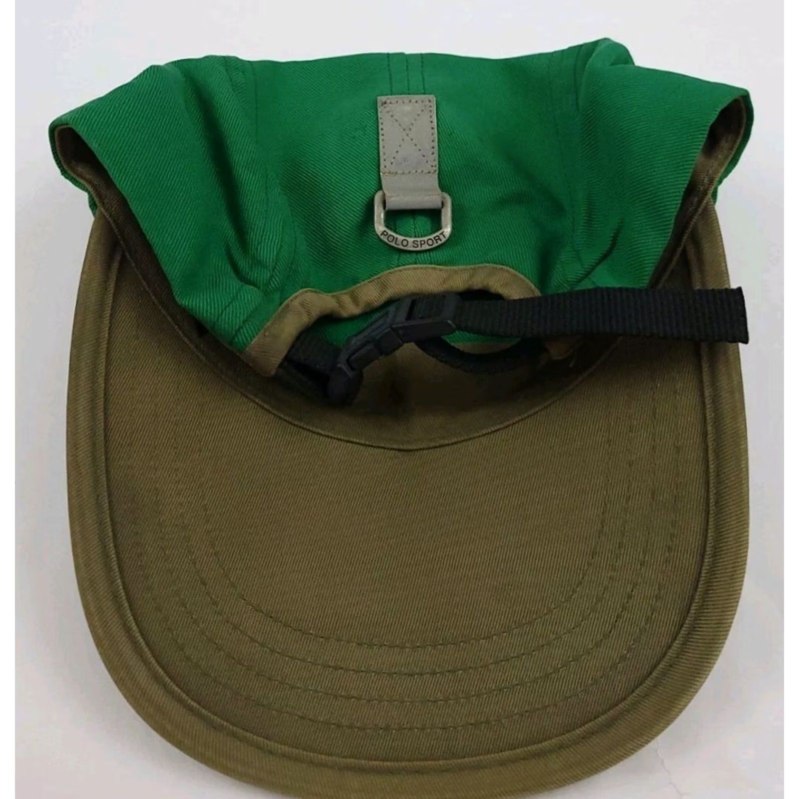 Polo Ralph Lauren VINTAGE Polo Ralph Lauren Pocket Long Bill Hat USA RL USA Baseball Cap Adjustable Men Green 90s Polo Ralph Lauren Baseball Cap Mens Size US M / EU 48-50 / 2 - 4 Thumbnail